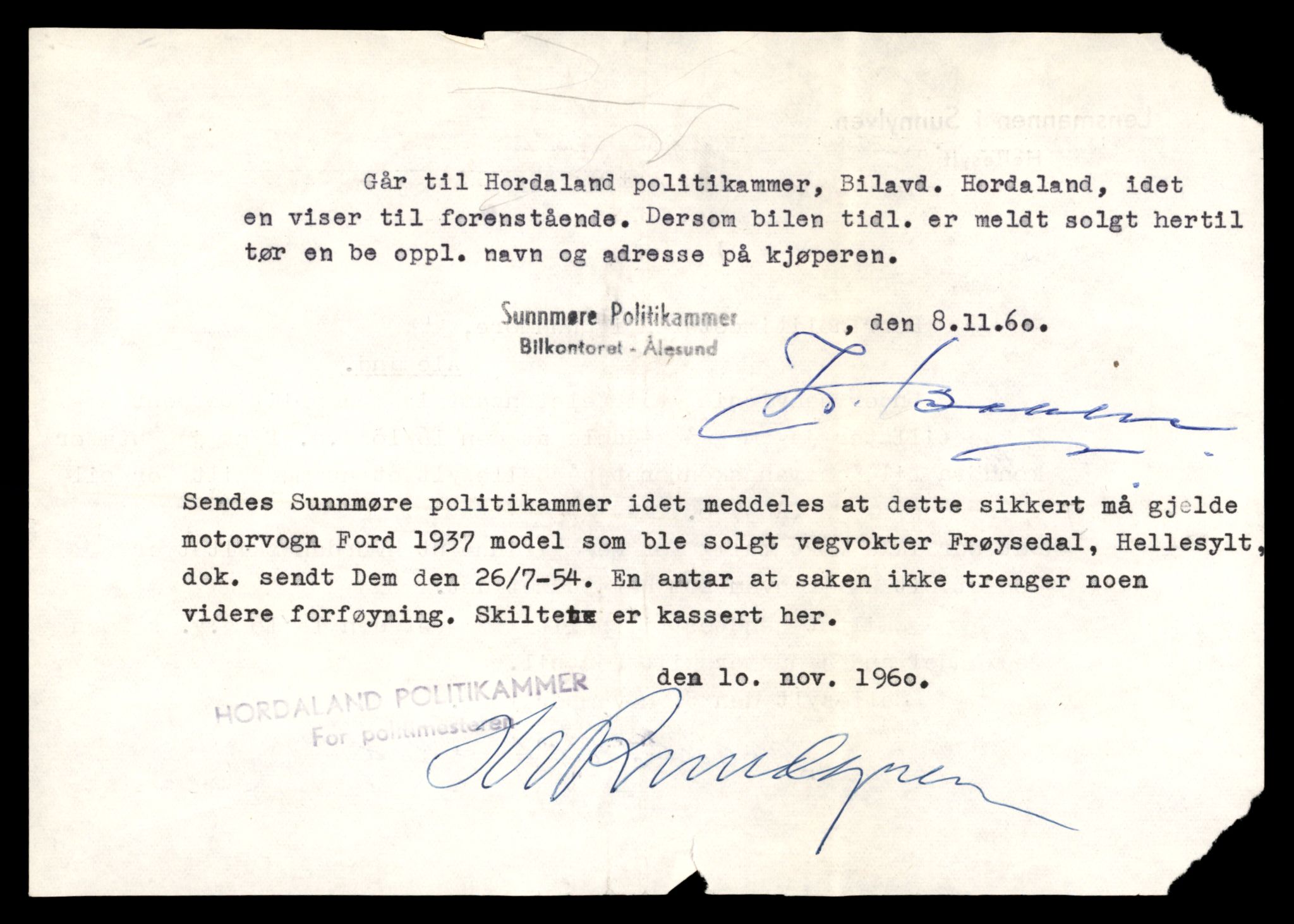 Møre og Romsdal vegkontor - Ålesund trafikkstasjon, AV/SAT-A-4099/F/Fe/L0035: Registreringskort for kjøretøy T 12653 - T 12829, 1927-1998, s. 1015
