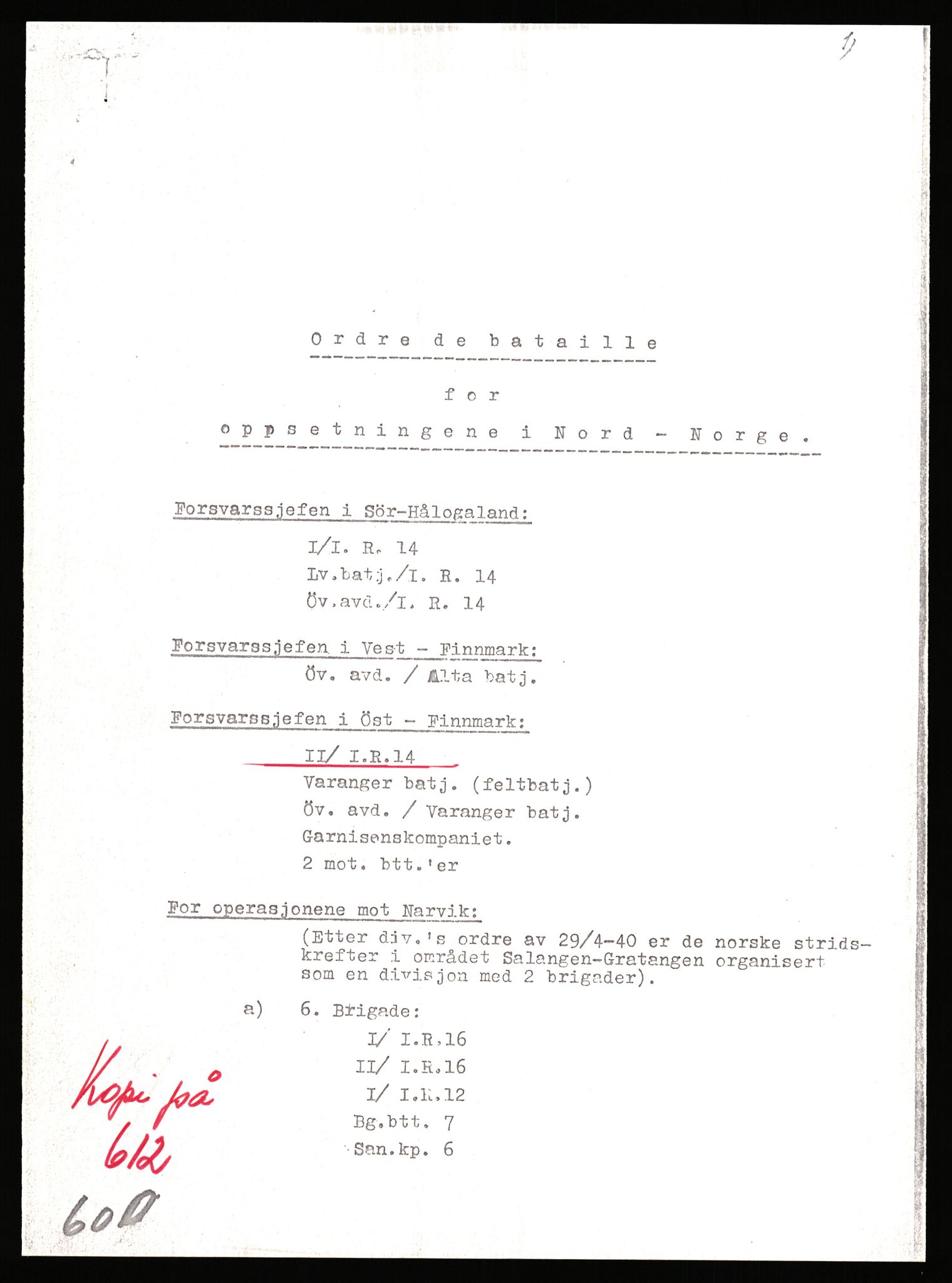 Forsvaret, Forsvarets krigshistoriske avdeling, AV/RA-RAFA-2017/Y/Yb/L0140: II-C-11-611-620  -  6. Divisjon, 1940-1966, s. 90