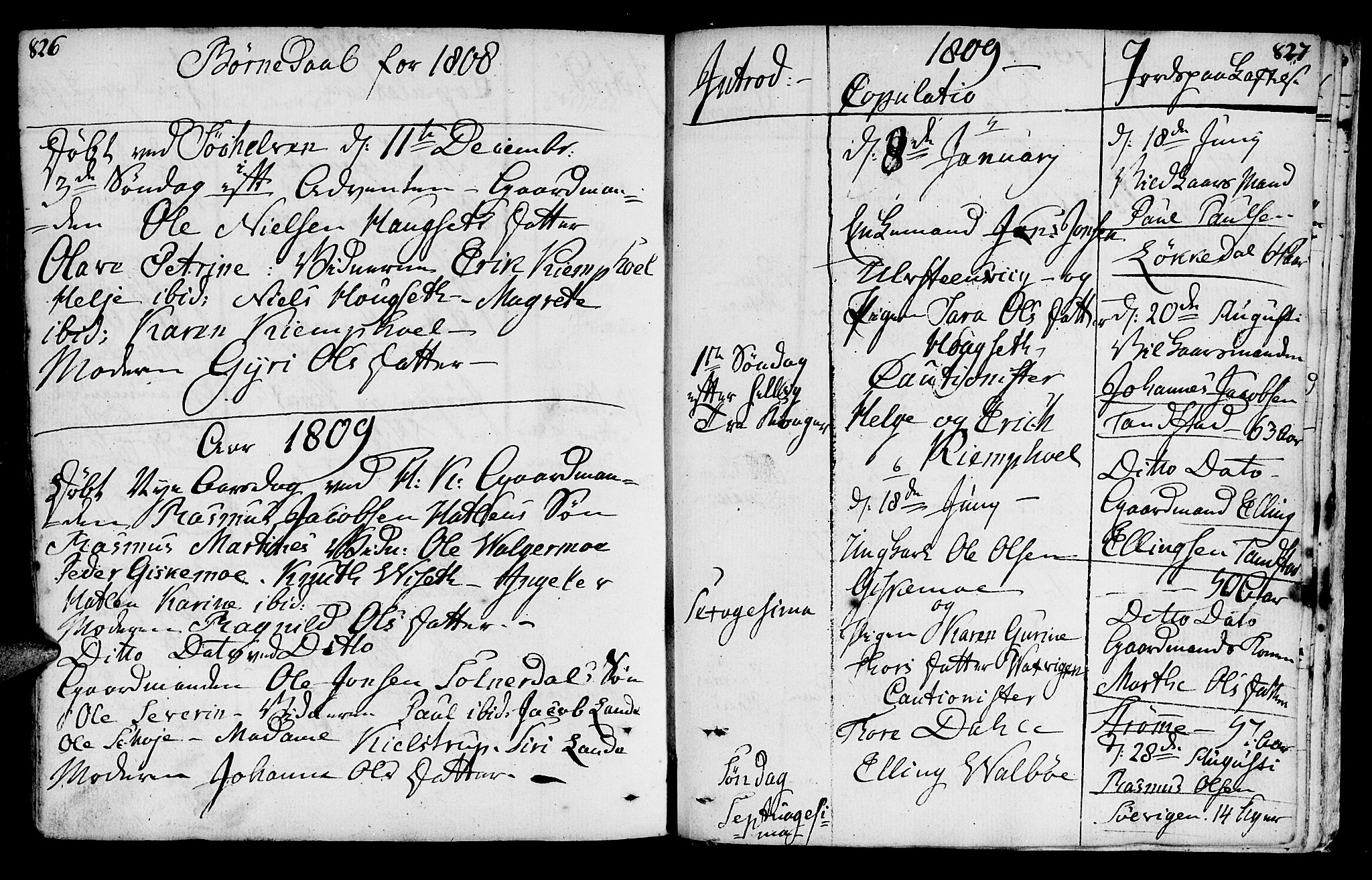 Ministerialprotokoller, klokkerbøker og fødselsregistre - Møre og Romsdal, AV/SAT-A-1454/522/L0308: Ministerialbok nr. 522A03, 1773-1809, s. 826-827