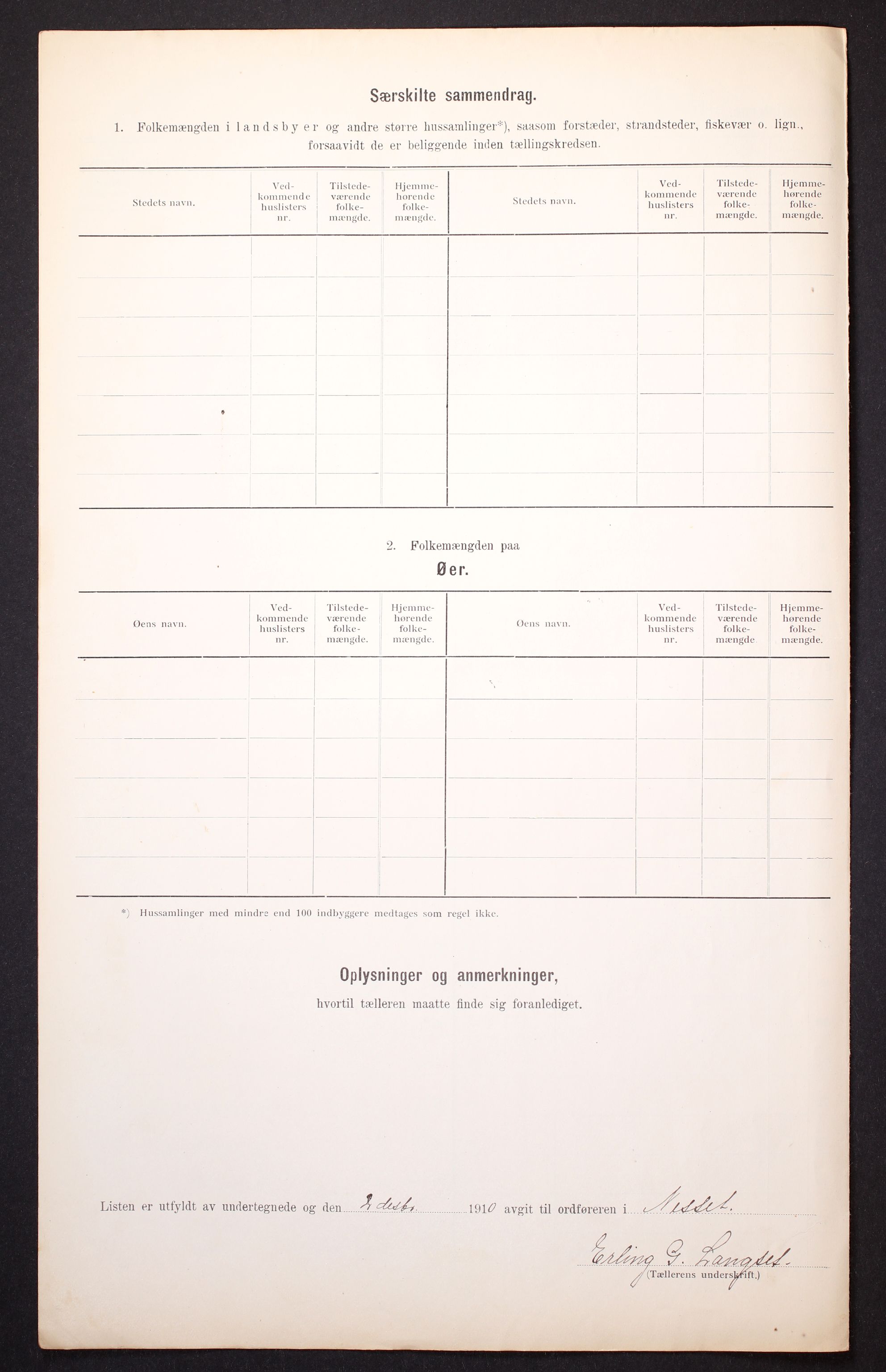 RA, Folketelling 1910 for 1543 Nesset herred, 1910, s. 6