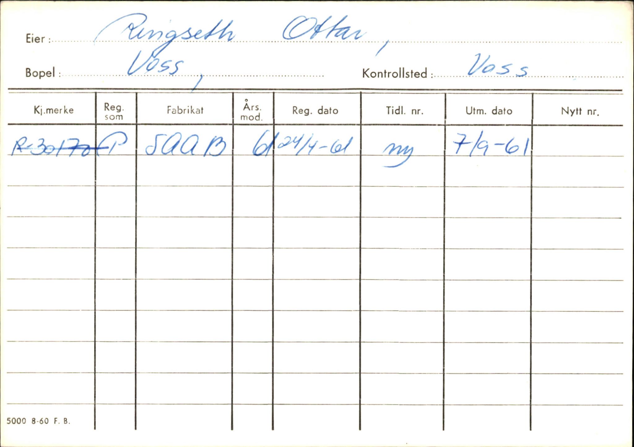 Statens vegvesen, Hordaland vegkontor, AV/SAB-A-5201/2/Ha/L0045: R-eierkort R, 1920-1971, s. 95