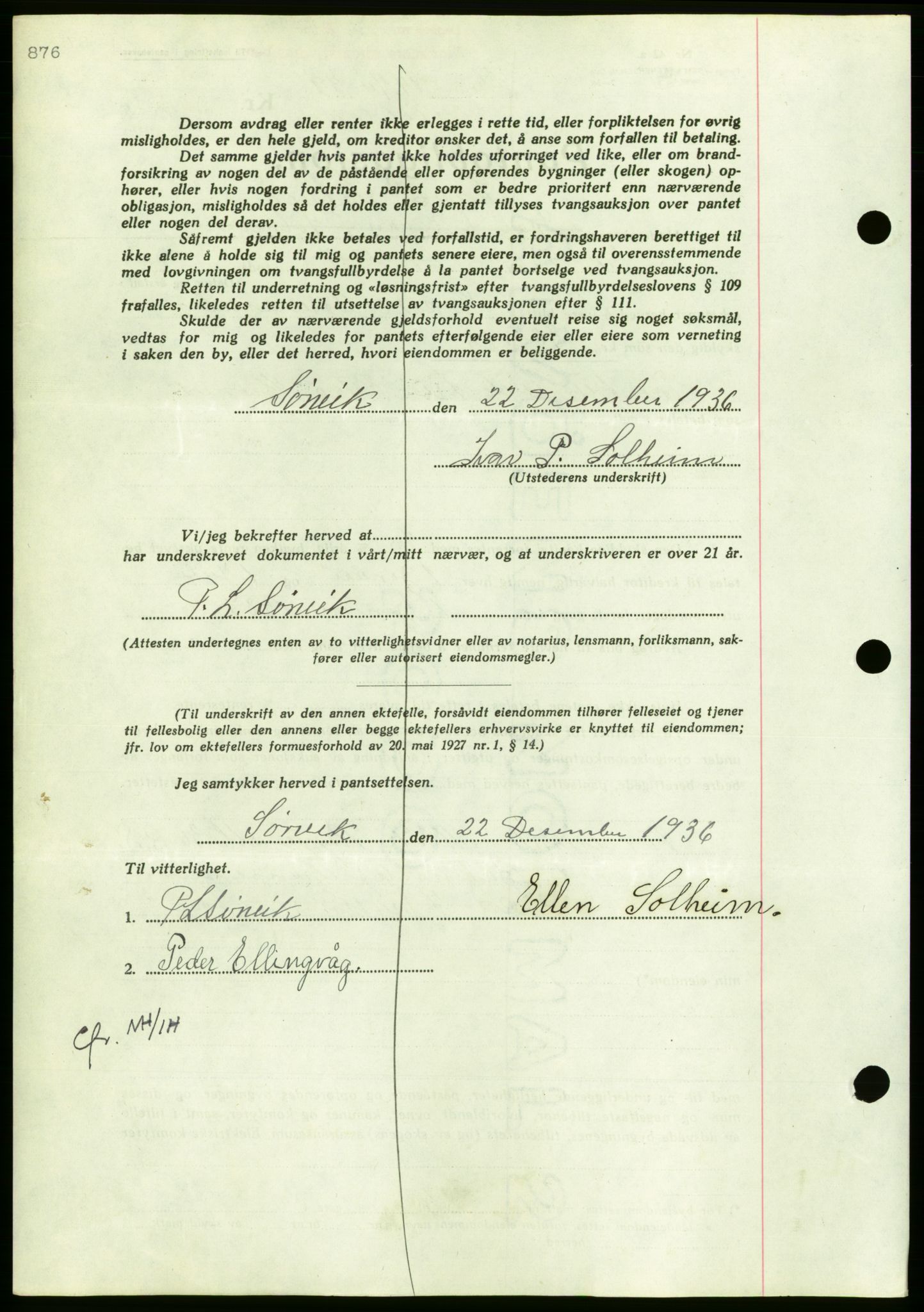 Nordmøre sorenskriveri, AV/SAT-A-4132/1/2/2Ca/L0090: Pantebok nr. B80, 1936-1937, Dagboknr: 236/1937