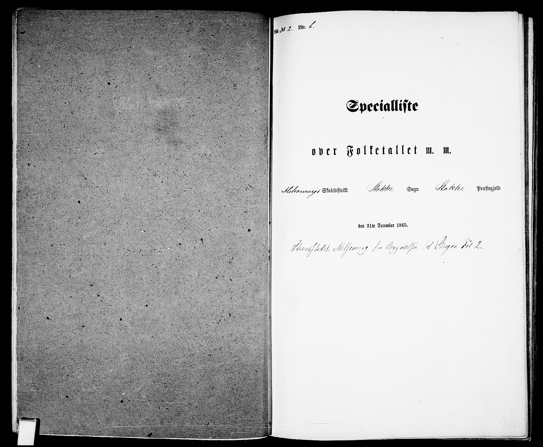 RA, Folketelling 1865 for 0720P Stokke prestegjeld, 1865, s. 49