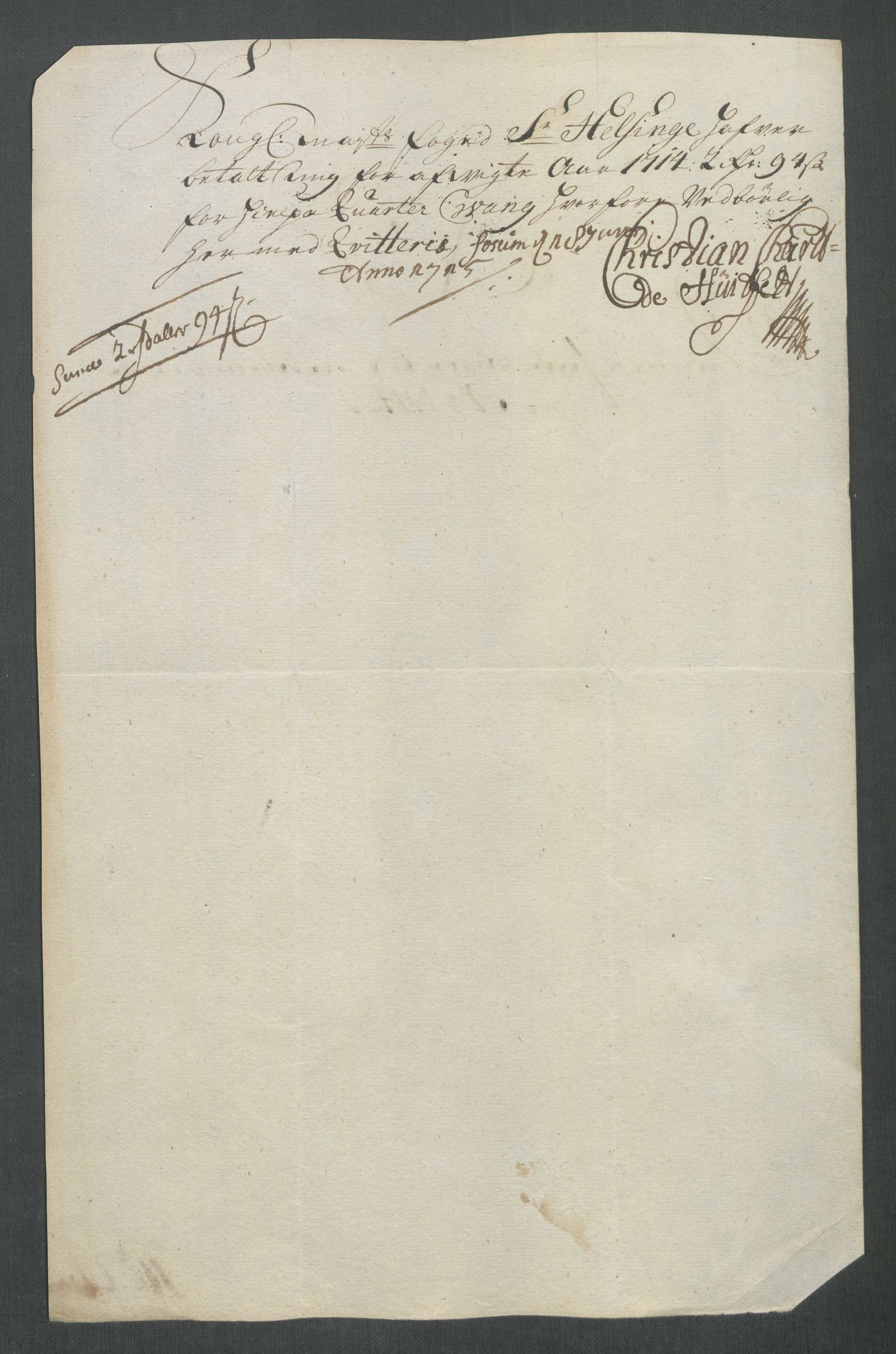 Rentekammeret inntil 1814, Reviderte regnskaper, Fogderegnskap, RA/EA-4092/R63/L4322: Fogderegnskap Inderøy, 1714, s. 308