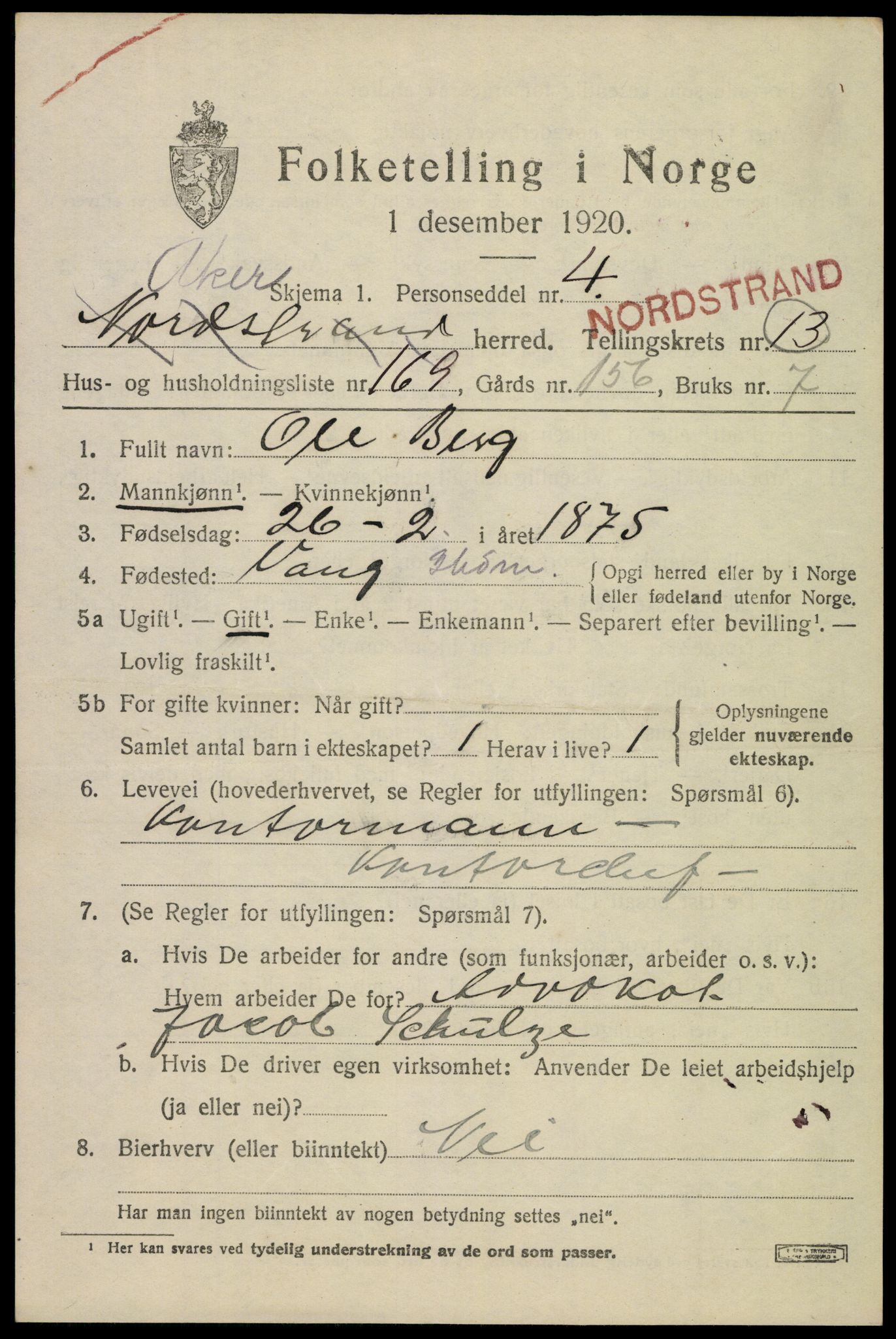 SAO, Folketelling 1920 for 0218 Aker herred, 1920, s. 81618