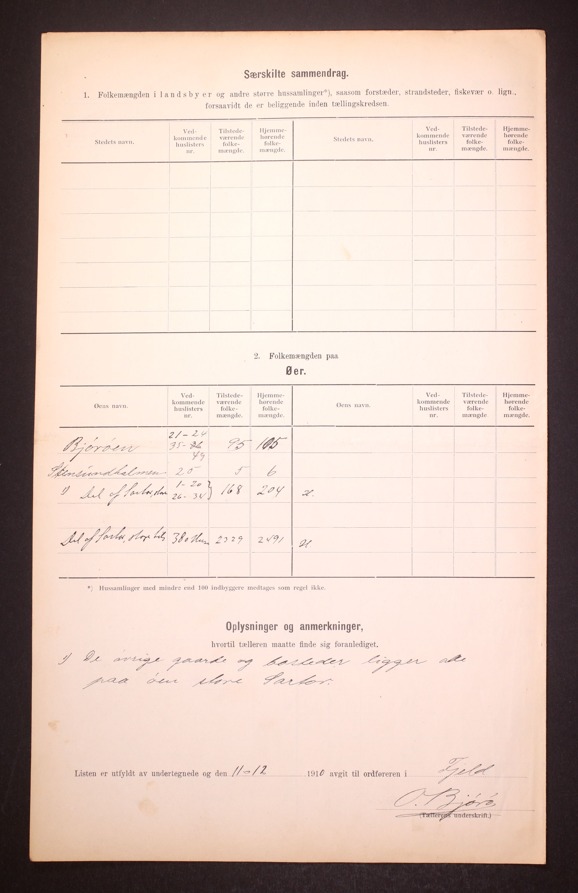 RA, Folketelling 1910 for 1246 Fjell herred, 1910, s. 30
