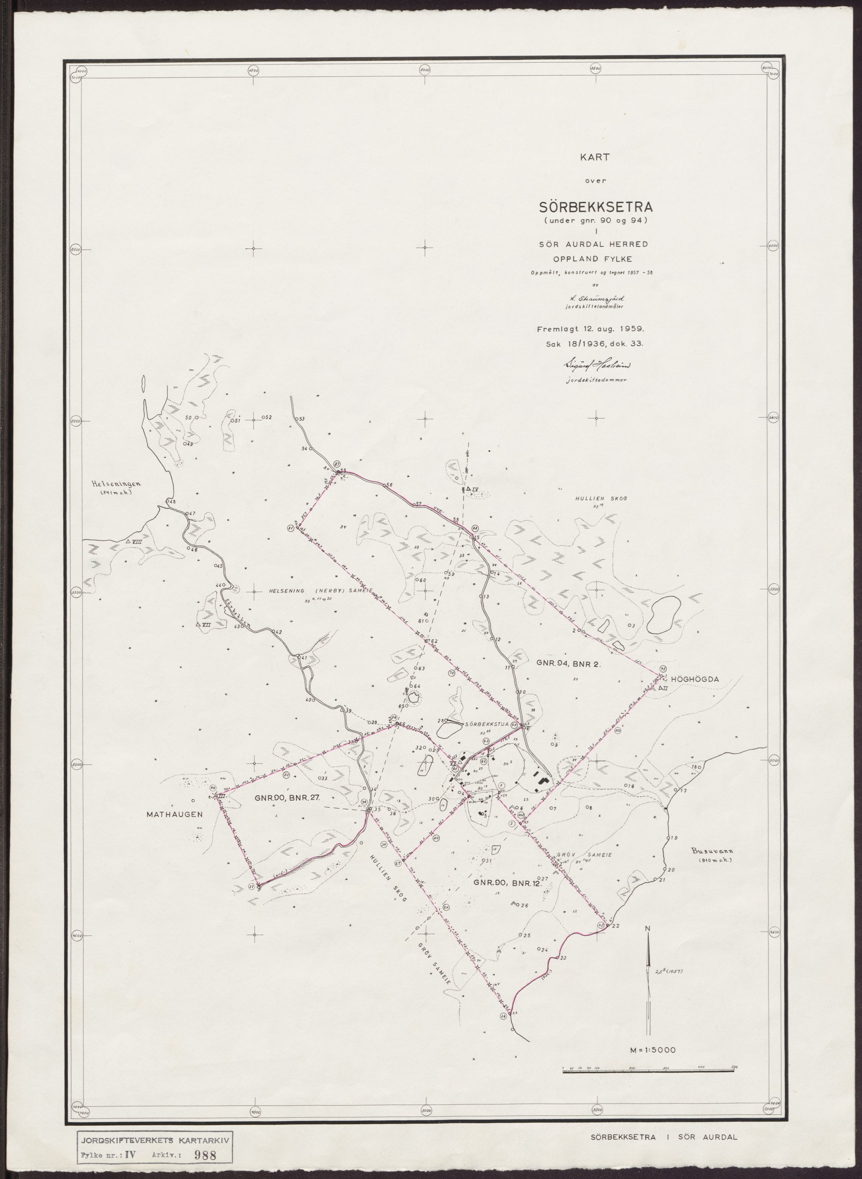 Jordskifteverkets kartarkiv, AV/RA-S-3929/T, 1859-1988, s. 1237