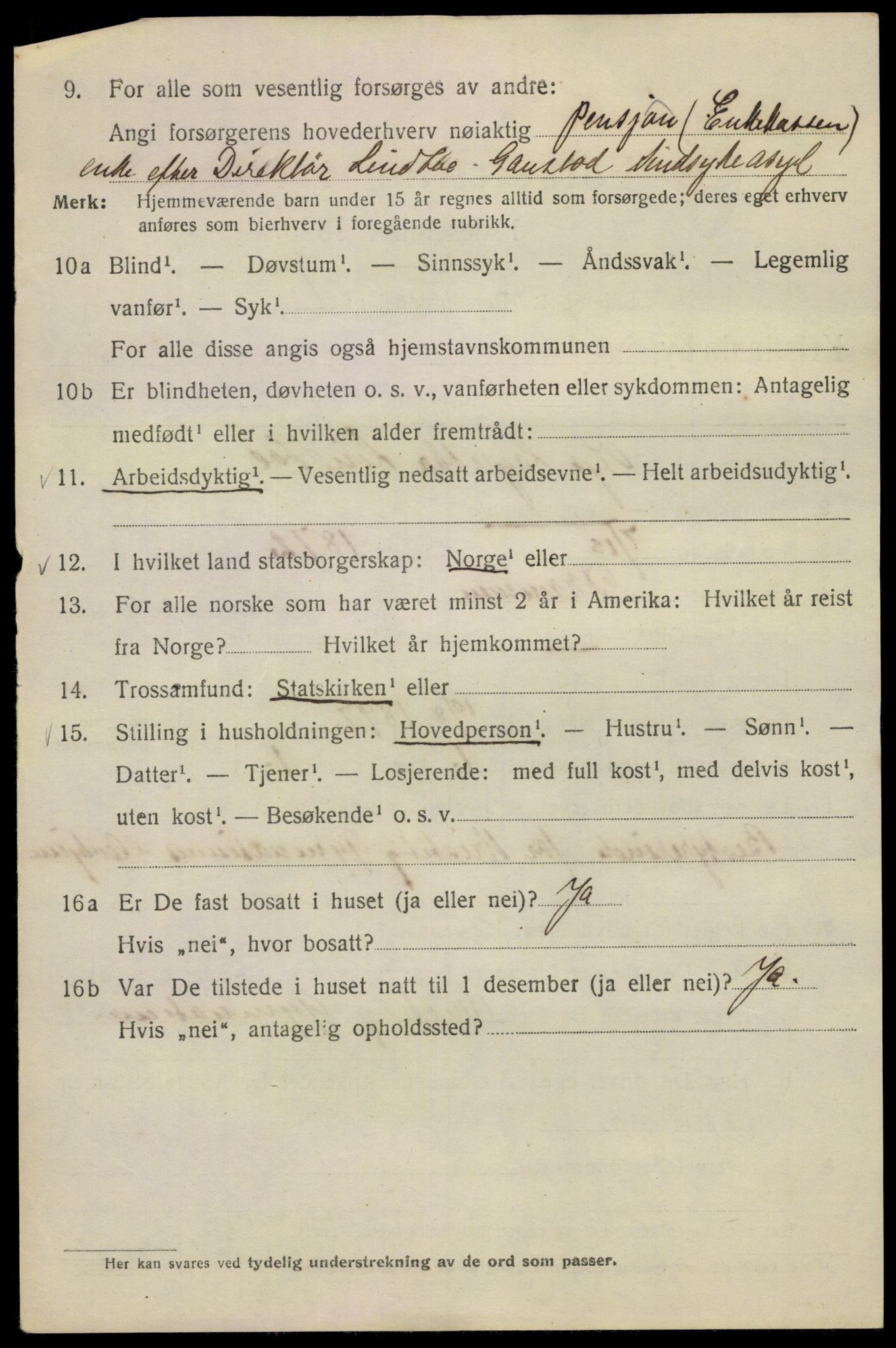 SAO, Folketelling 1920 for 0301 Kristiania kjøpstad, 1920, s. 146796