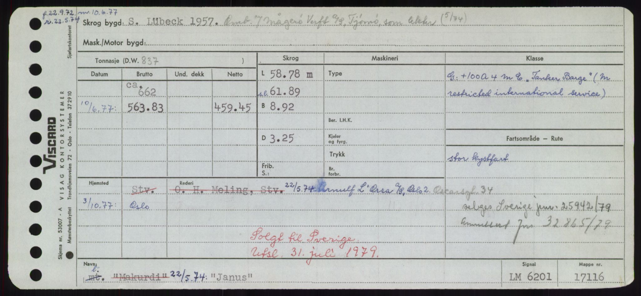 Sjøfartsdirektoratet med forløpere, Skipsmålingen, AV/RA-S-1627/H/Hd/L0019: Fartøy, J, s. 177