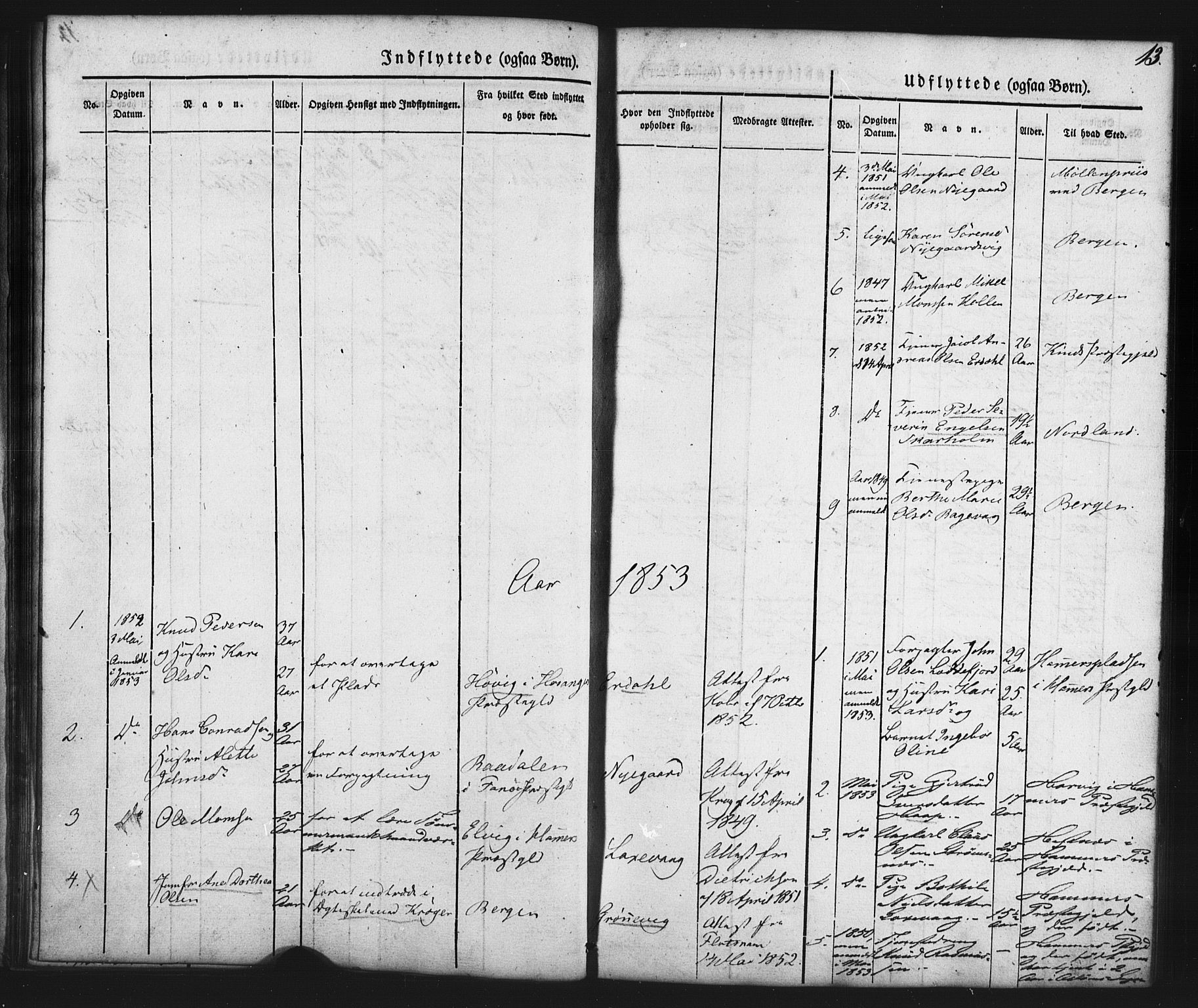 Askøy Sokneprestembete, AV/SAB-A-74101/H/Ha/Haa/Haaa/L0011: Ministerialbok nr. A 11, 1846-1856, s. 13