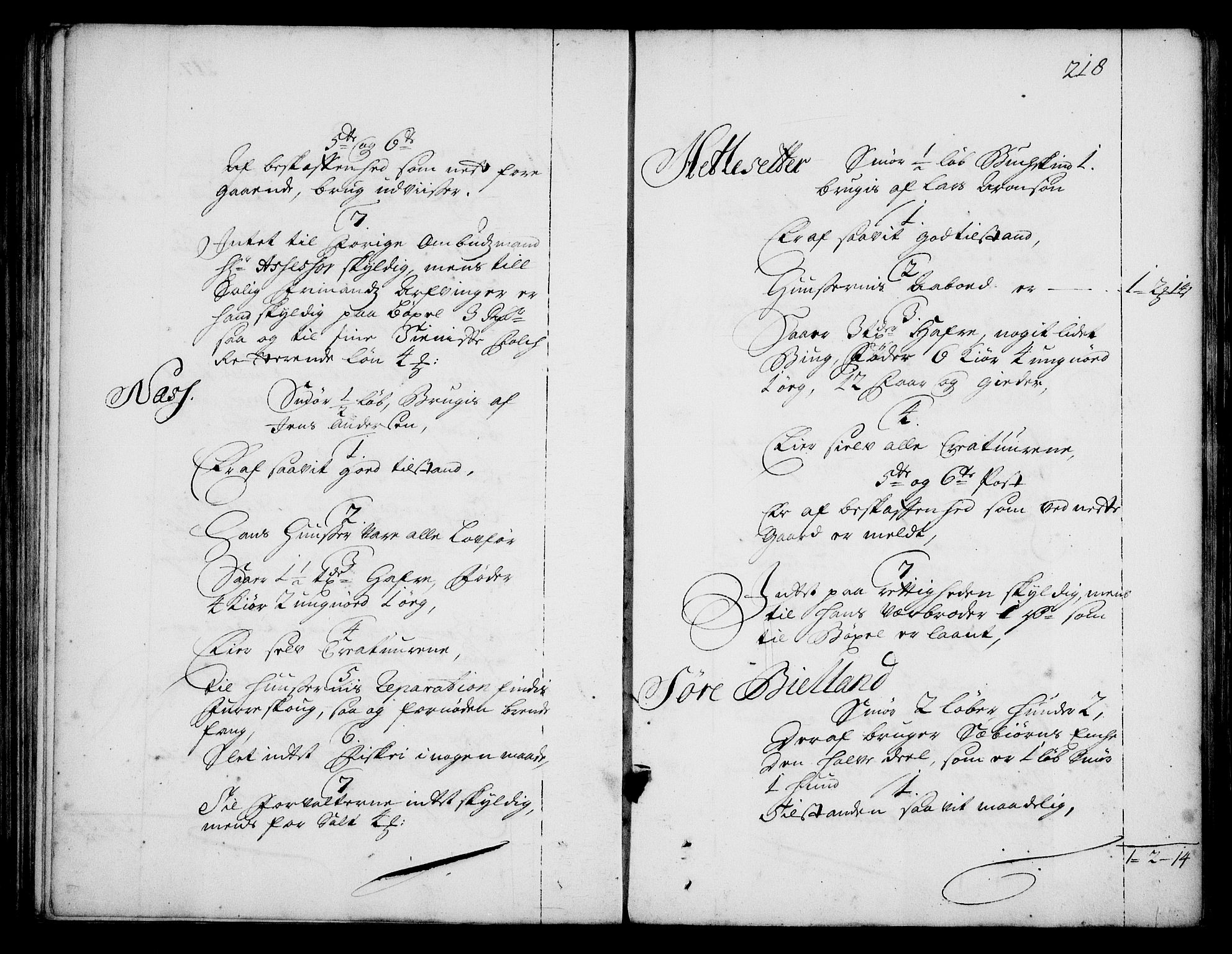 Rentekammeret inntil 1814, Realistisk ordnet avdeling, AV/RA-EA-4070/On/L0003: [Jj 4]: Kommisjonsforretning over Vilhelm Hanssøns forpaktning av Halsnøy klosters gods, 1712-1722, s. 217b-218a