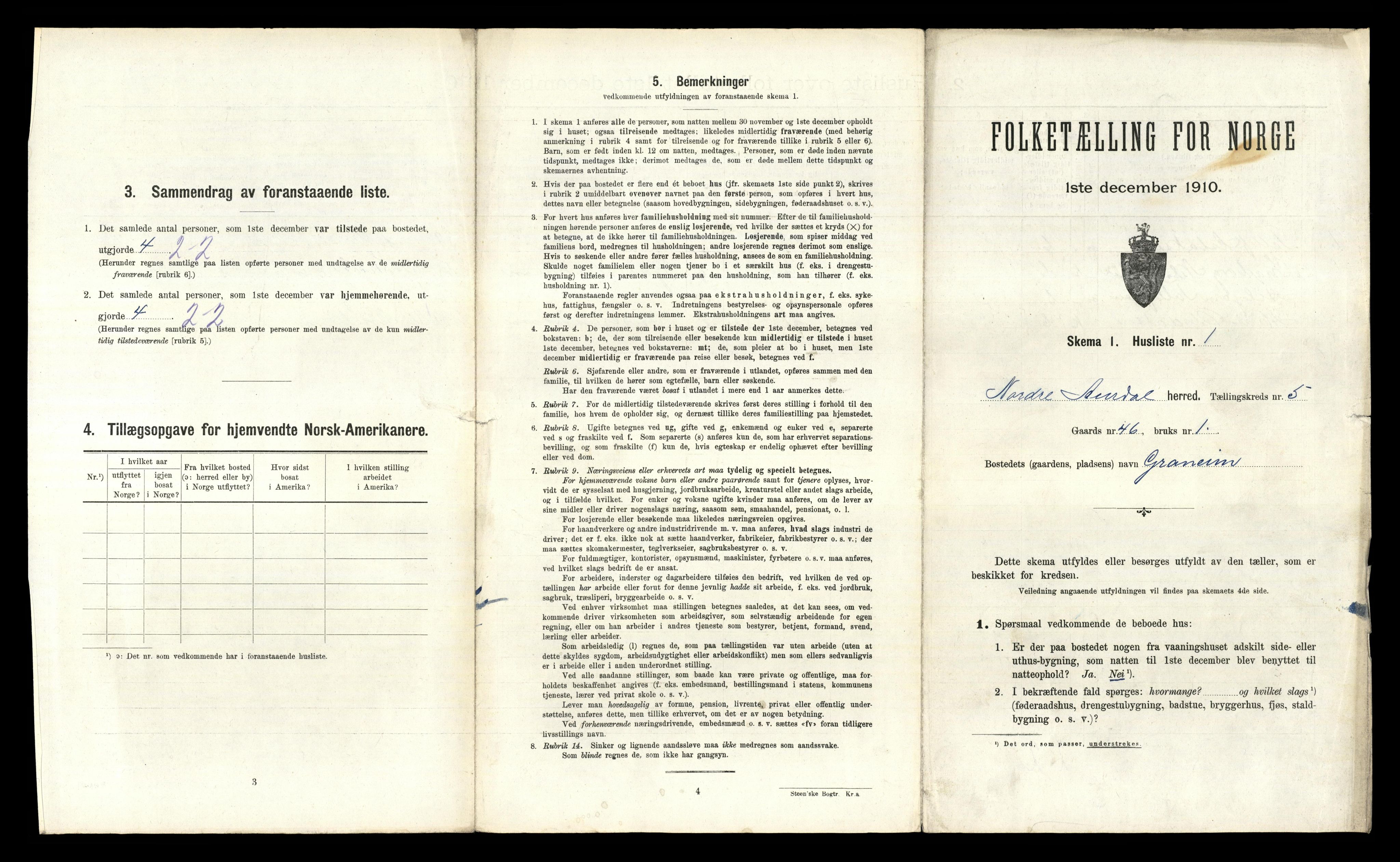 RA, Folketelling 1910 for 0542 Nord-Aurdal herred, 1910, s. 731