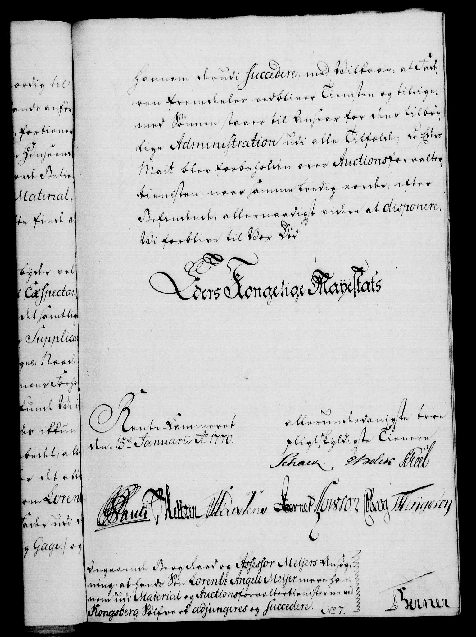 Rentekammeret, Kammerkanselliet, RA/EA-3111/G/Gf/Gfa/L0052: Norsk relasjons- og resolusjonsprotokoll (merket RK 52.52), 1770, s. 46