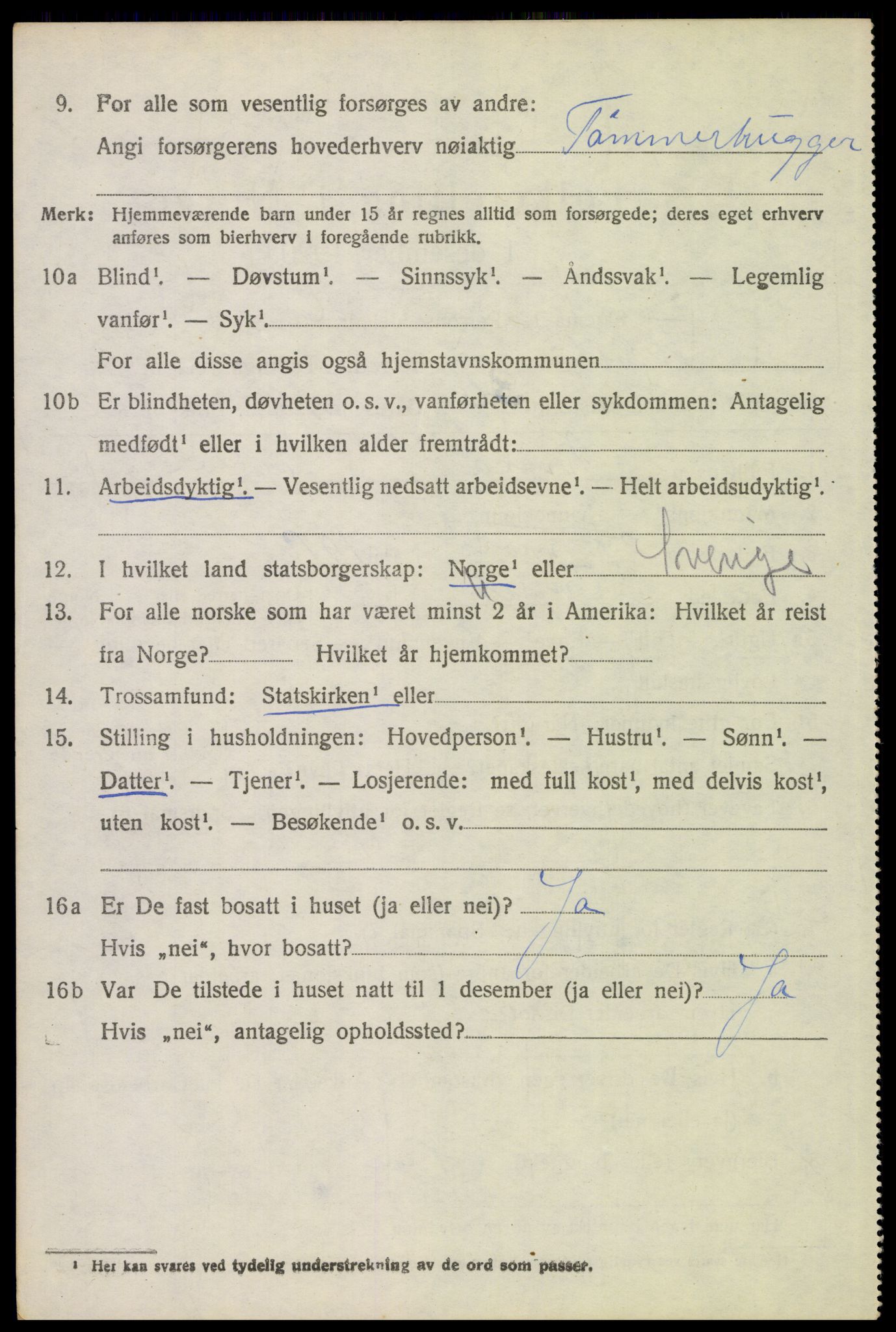 SAH, Folketelling 1920 for 0428 Trysil herred, 1920, s. 3454