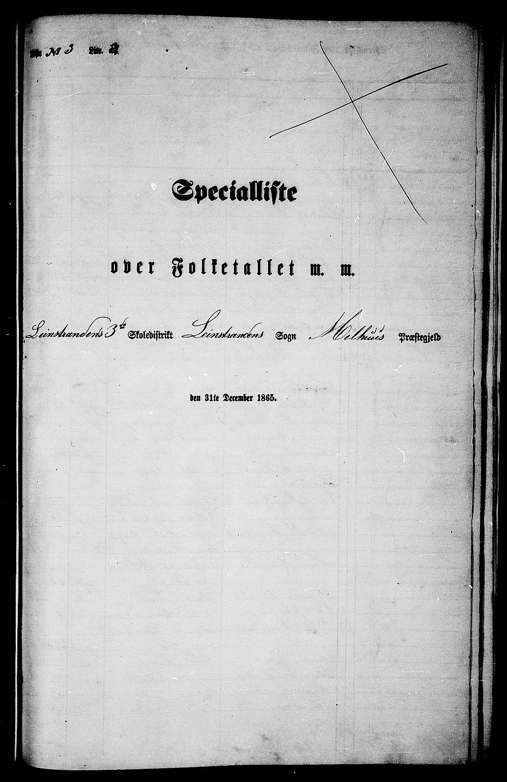 RA, Folketelling 1865 for 1653P Melhus prestegjeld, 1865, s. 232