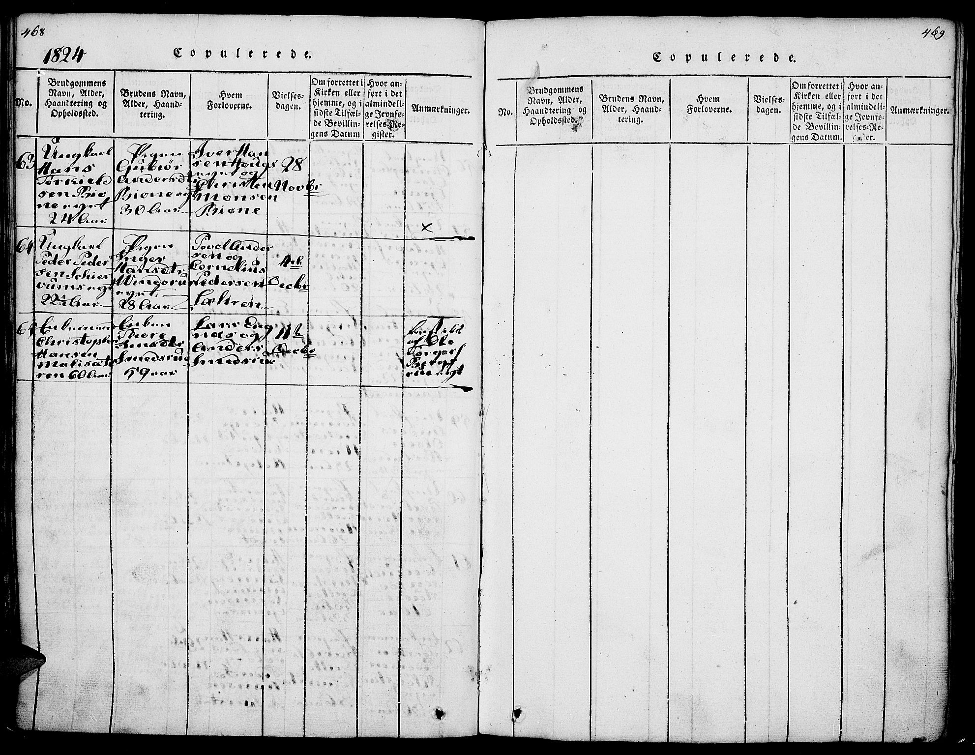 Gran prestekontor, AV/SAH-PREST-112/H/Ha/Haa/L0009: Ministerialbok nr. 9, 1815-1824, s. 468-469