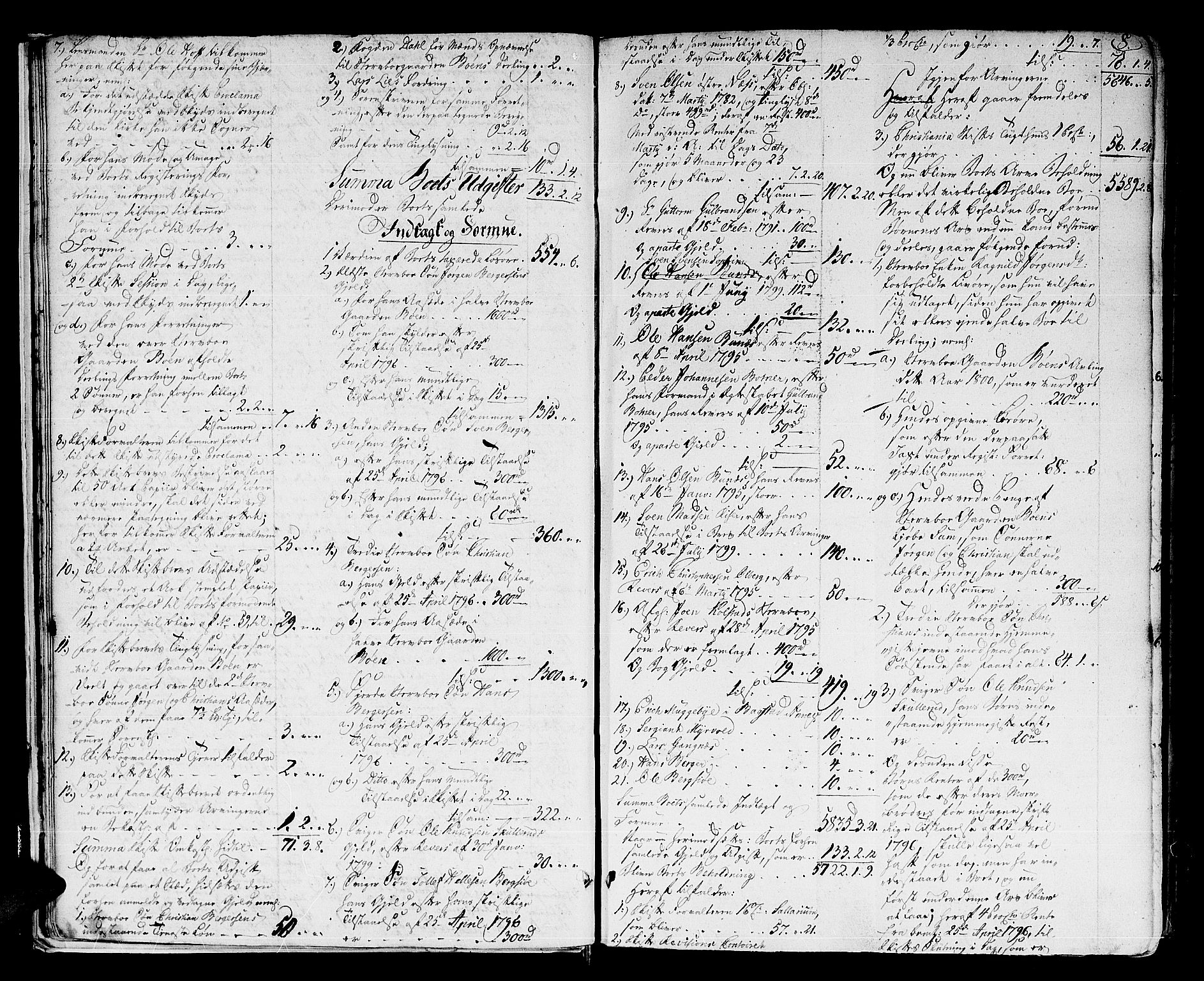Nedre Romerike sorenskriveri, AV/SAO-A-10469/H/Hd/Hda/L0015a: Skifteprotokoll, 1800-1811, s. 7b-8a