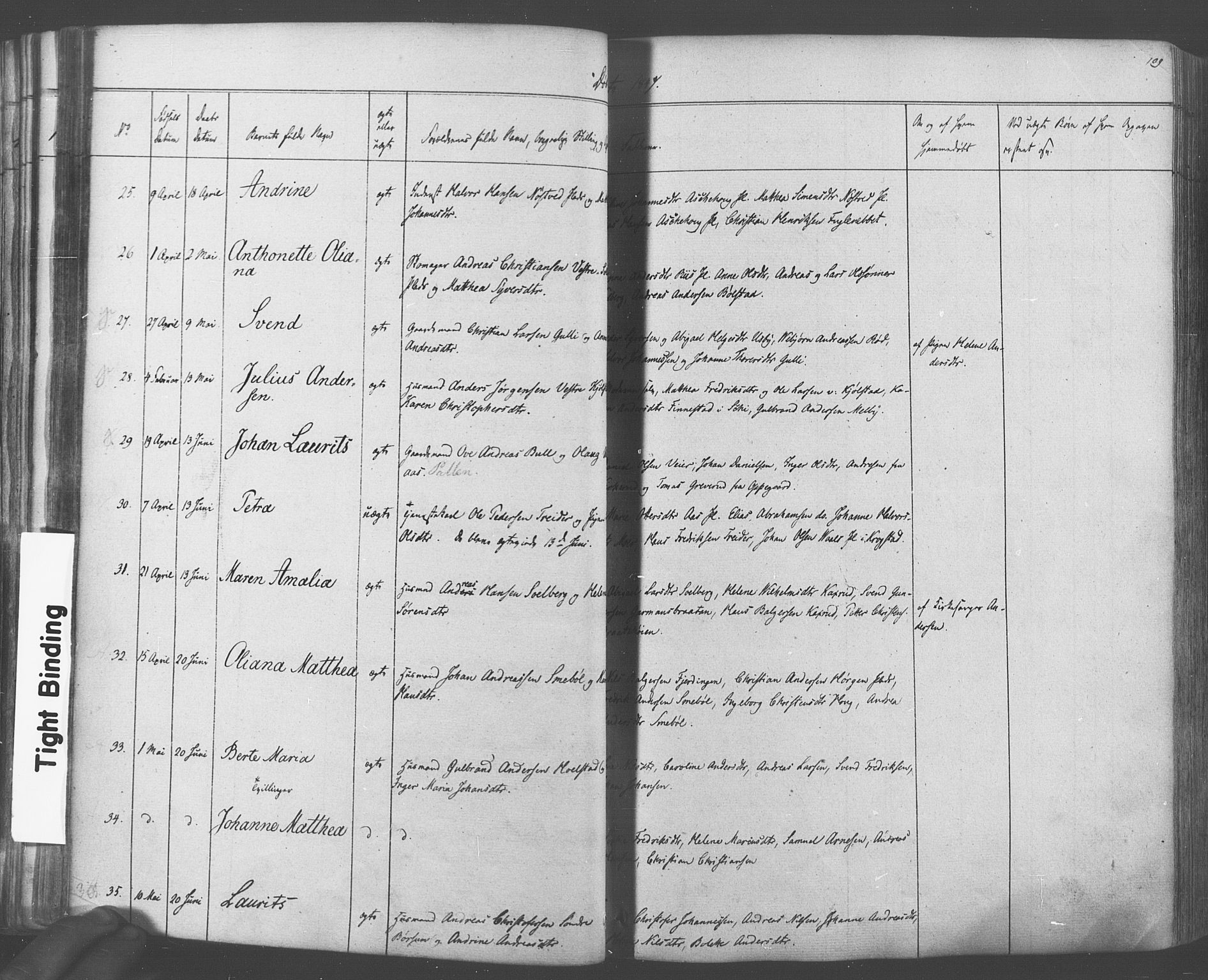Ås prestekontor Kirkebøker, AV/SAO-A-10894/F/Fa/L0006: Ministerialbok nr. I 6, 1841-1853, s. 108-109