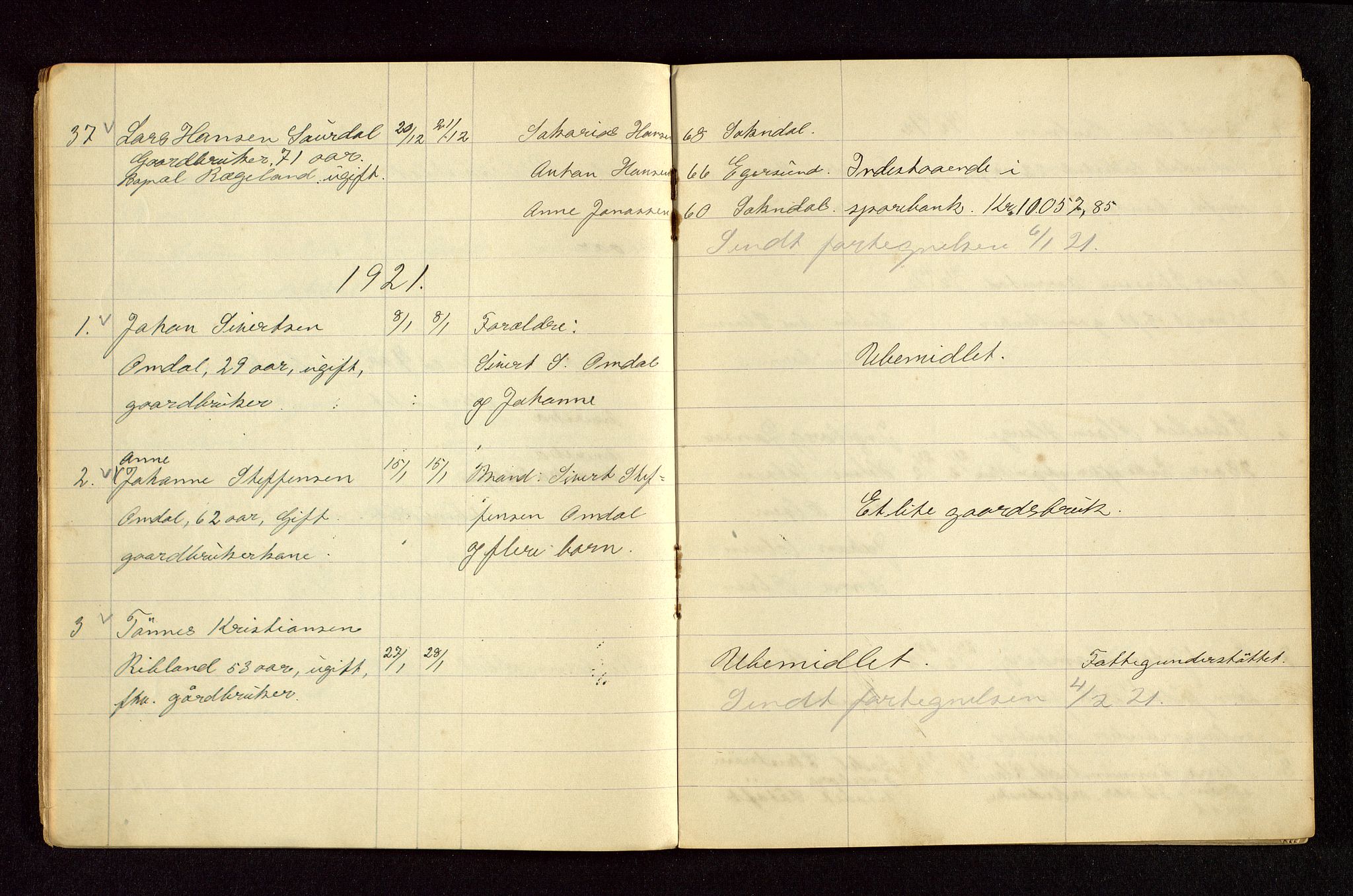 Sokndal lensmannskontor, AV/SAST-A-100417/Gga/L0001: Dødslister, 1889-1923