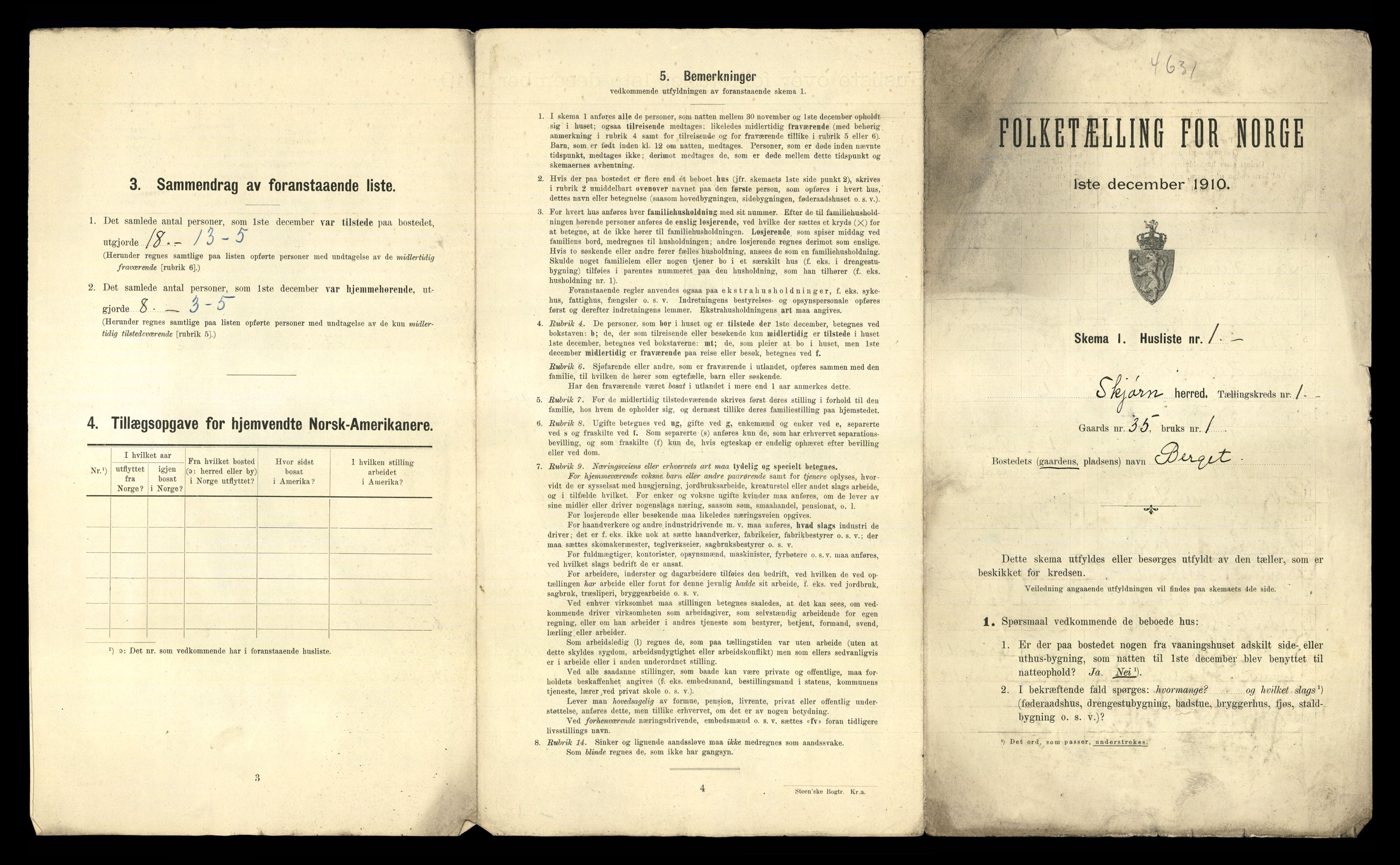 RA, Folketelling 1910 for 1626 Stjørna herred, 1910, s. 29