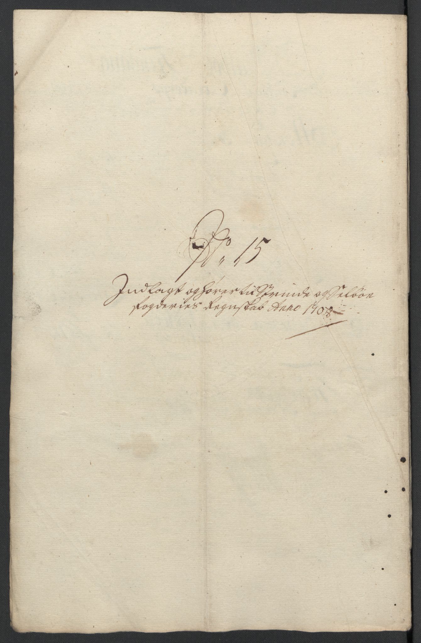 Rentekammeret inntil 1814, Reviderte regnskaper, Fogderegnskap, RA/EA-4092/R61/L4110: Fogderegnskap Strinda og Selbu, 1707-1708, s. 450