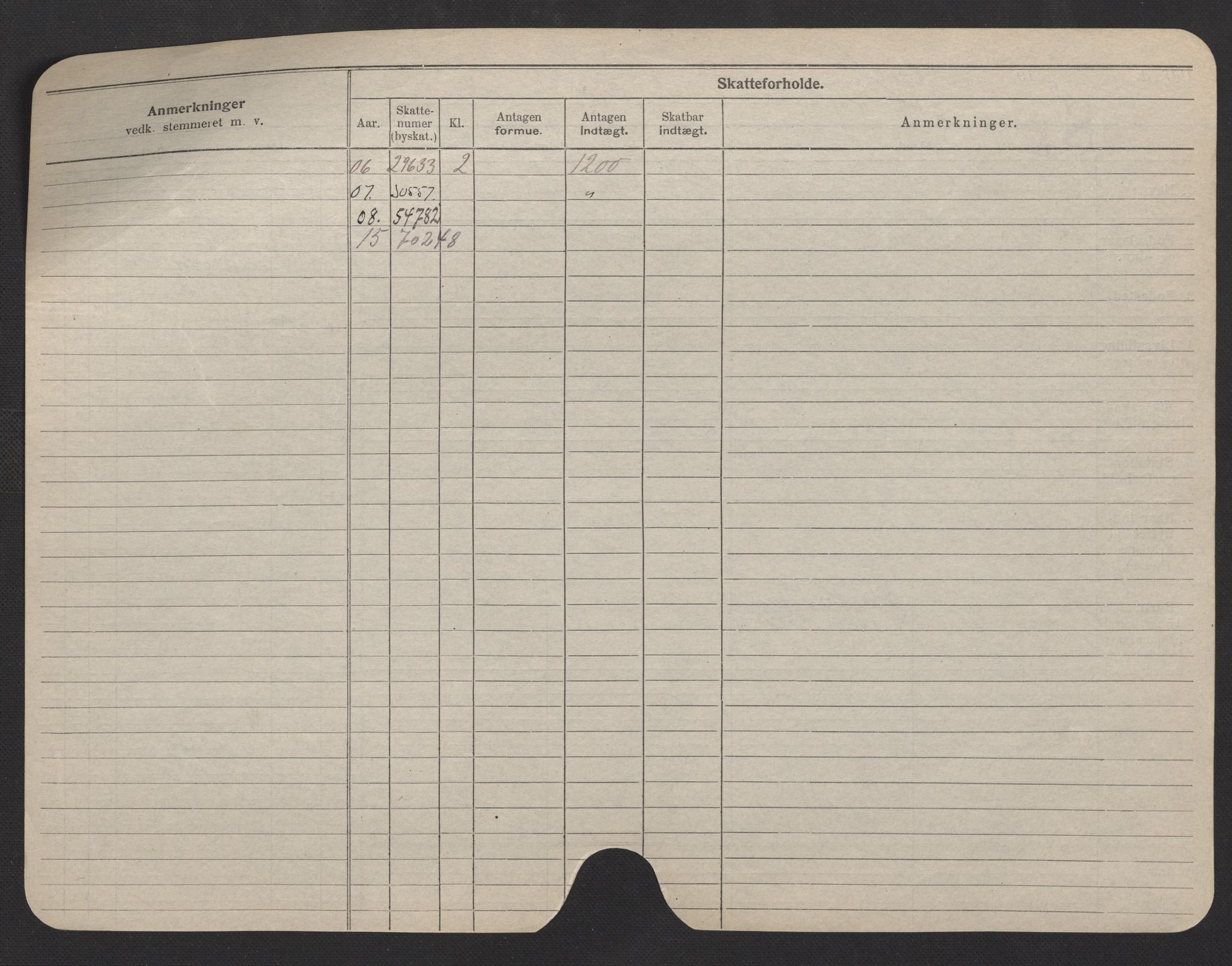 Oslo folkeregister, Registerkort, AV/SAO-A-11715/F/Fa/Fac/L0006: Menn, 1906-1914, s. 423b