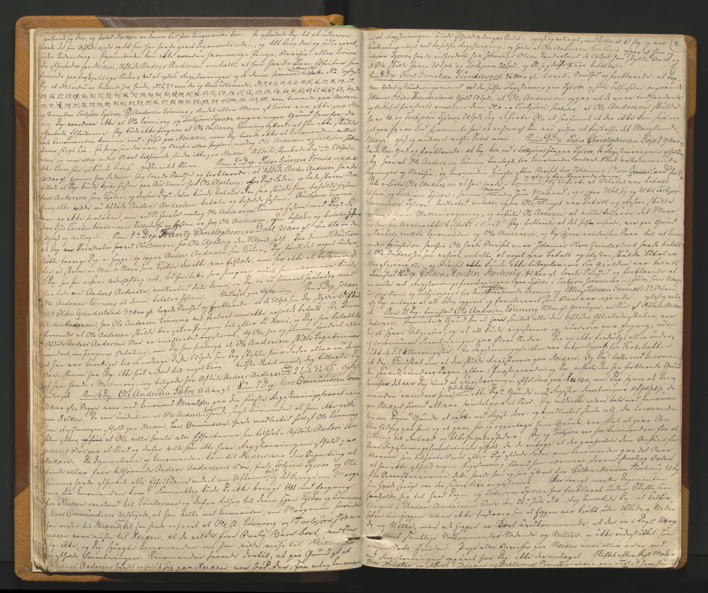 Karmsund sorenskriveri, AV/SAST-A-100311/01/I/IA/IAB/L0005: TINGBOK, 1852-1861, s. 7b-8a
