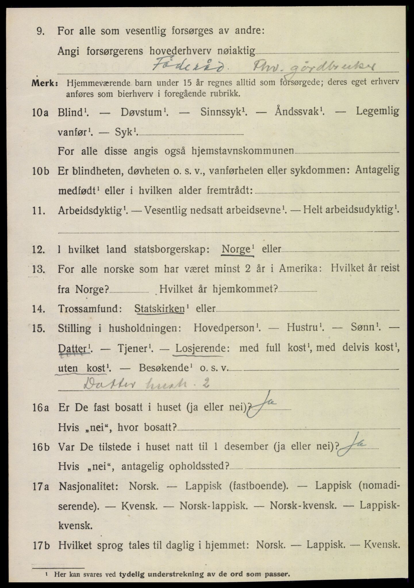 SAT, Folketelling 1920 for 1718 Leksvik herred, 1920, s. 6589