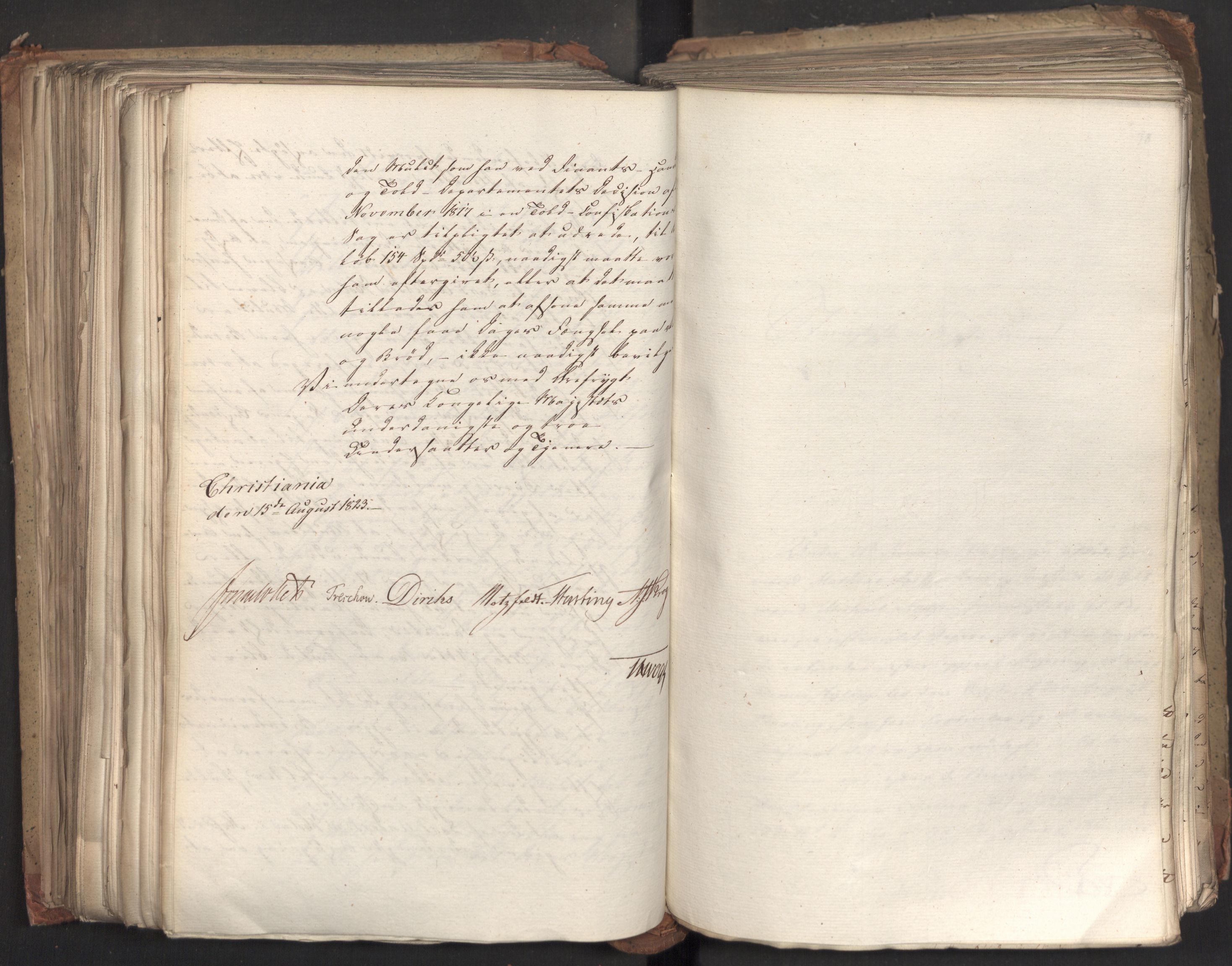 Statsrådsavdelingen i Stockholm, AV/RA-S-1003/D/Da/L0035: Regjeringsinnstillinger nr. 541-840, 1823, s. 388