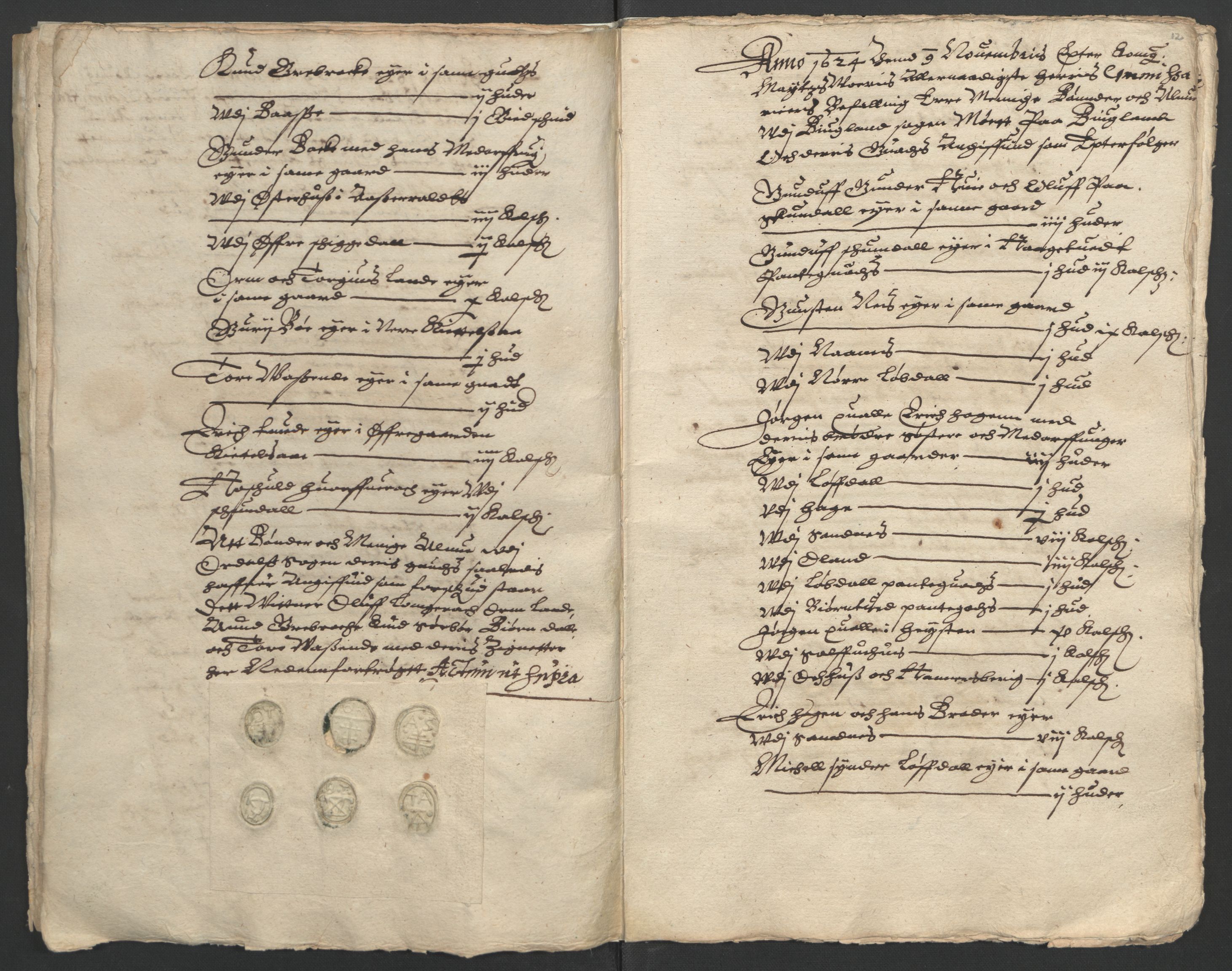 Stattholderembetet 1572-1771, AV/RA-EA-2870/Ek/L0010/0001: Jordebøker til utlikning av rosstjeneste 1624-1626: / Odelsjordebøker for Agdesiden len, 1624, s. 73
