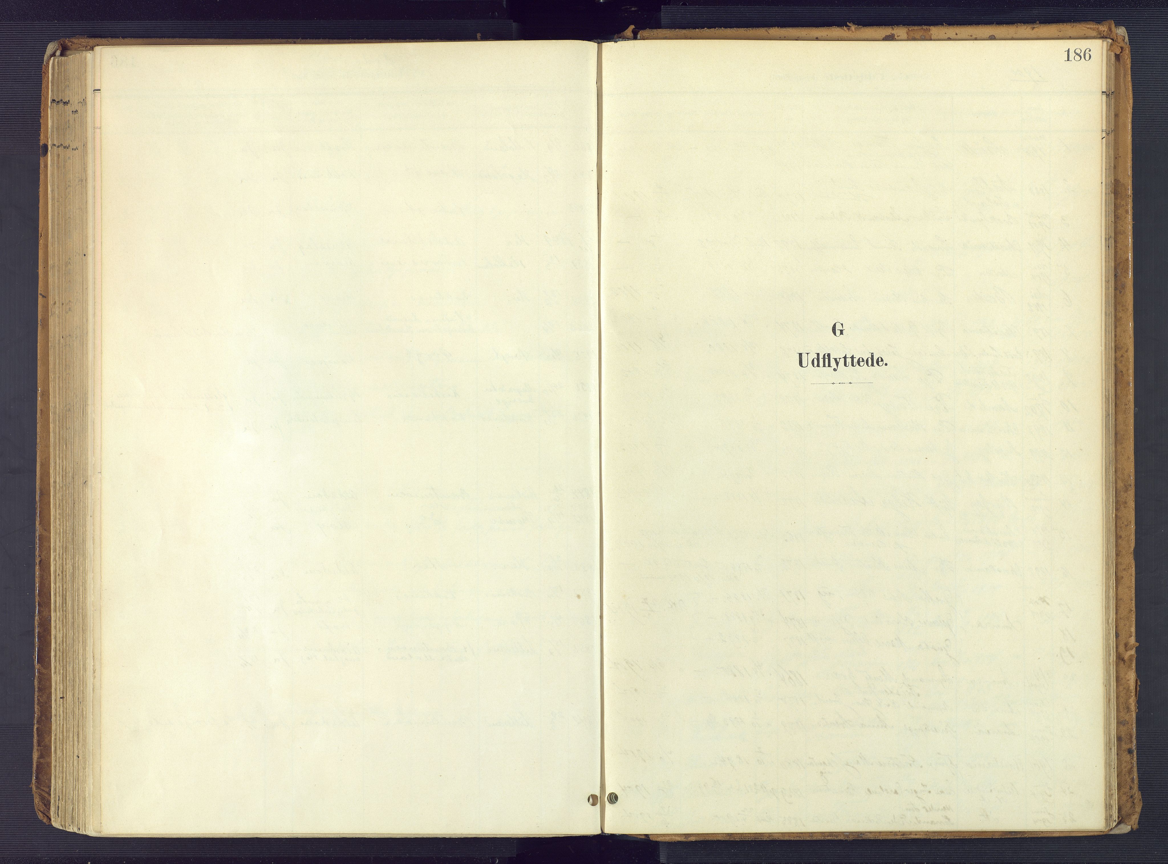 Vestre Moland sokneprestkontor, AV/SAK-1111-0046/F/Fa/Faa/L0002: Ministerialbok nr. A 2, 1900-1926, s. 186