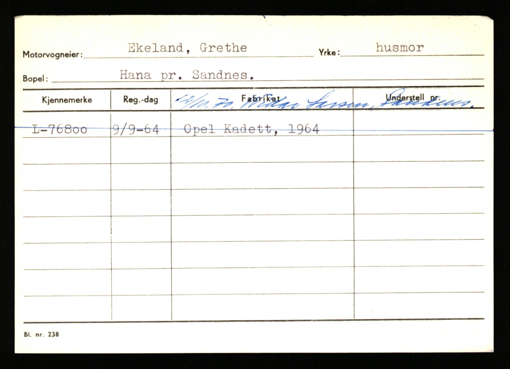 Stavanger trafikkstasjon, AV/SAST-A-101942/0/H/L0007: Egerøy - Eppeland, 1930-1971, s. 1465