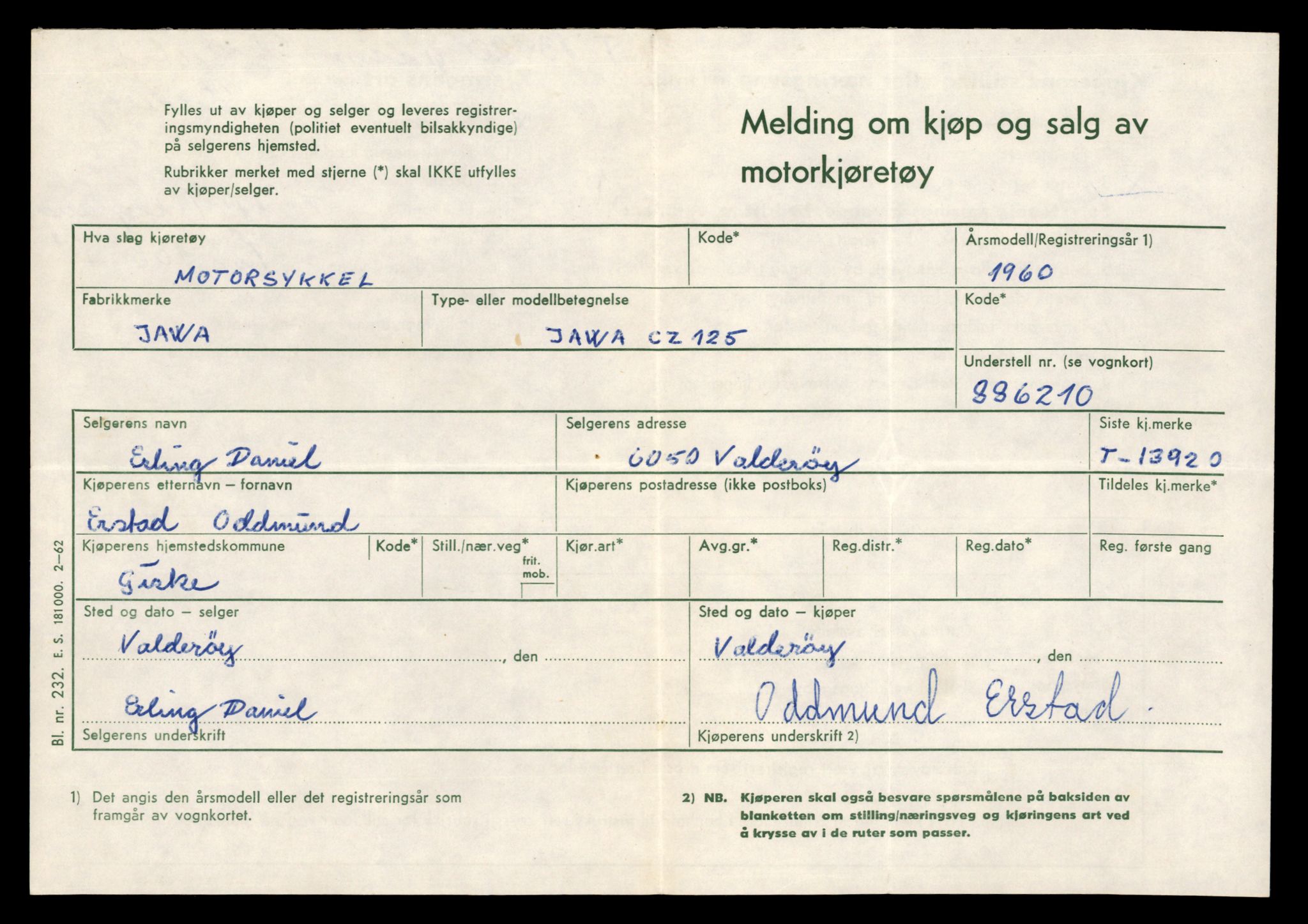 Møre og Romsdal vegkontor - Ålesund trafikkstasjon, AV/SAT-A-4099/F/Fe/L0042: Registreringskort for kjøretøy T 13906 - T 14079, 1927-1998, s. 182