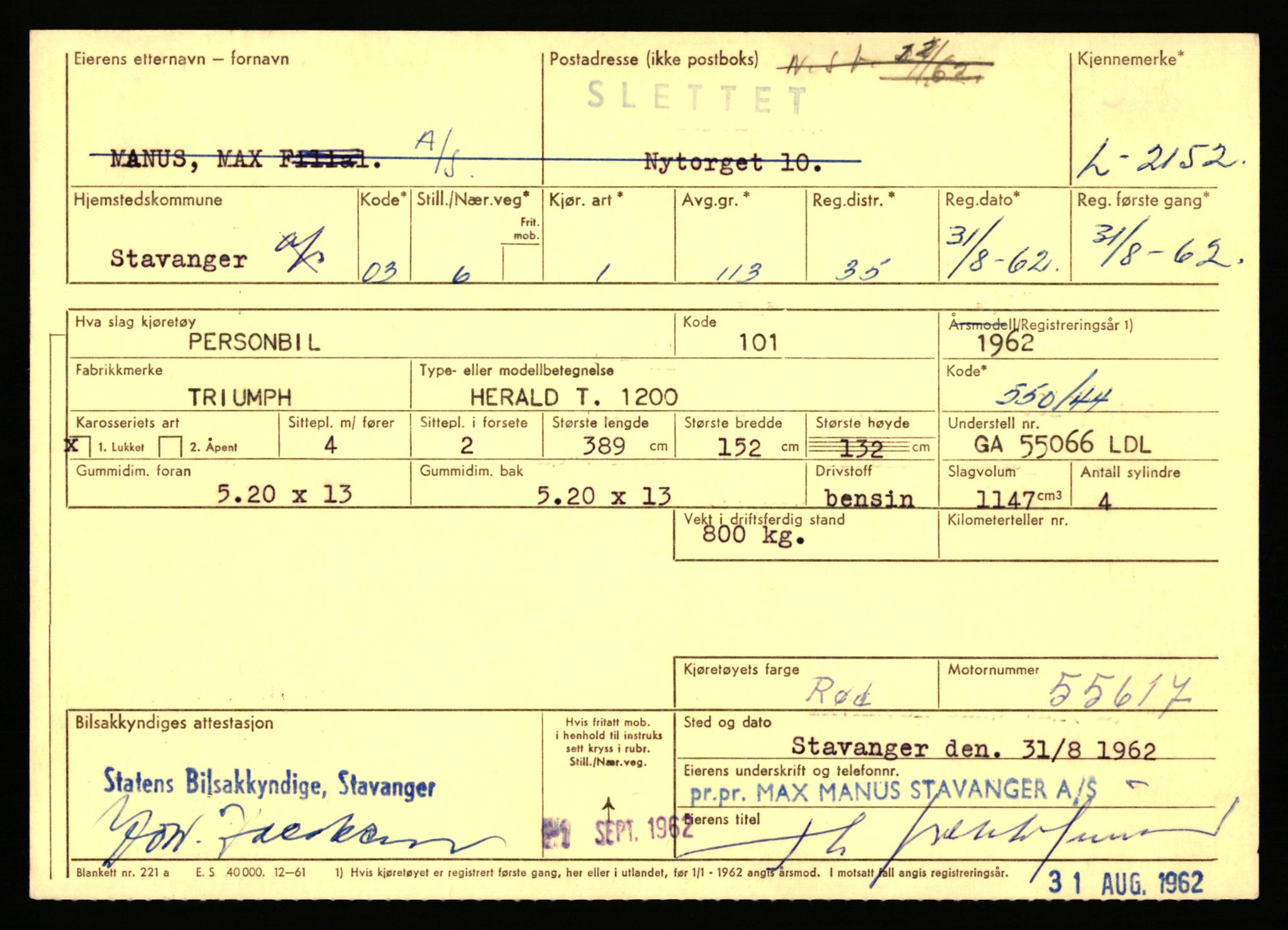 Stavanger trafikkstasjon, AV/SAST-A-101942/0/F/L0007: L-2150 - L-2549, 1930-1971, s. 17