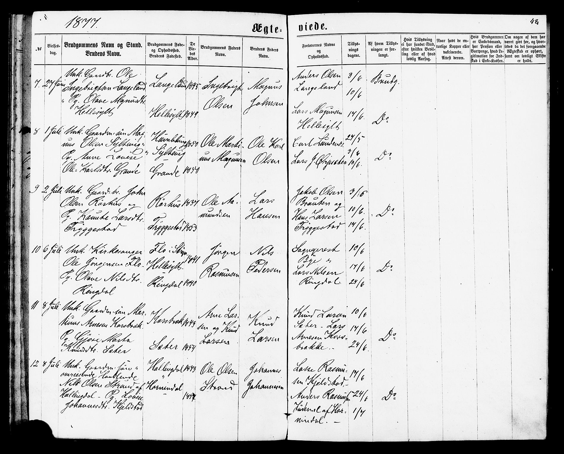 Ministerialprotokoller, klokkerbøker og fødselsregistre - Møre og Romsdal, SAT/A-1454/517/L0224: Ministerialbok nr. 517A04, 1853-1880, s. 48