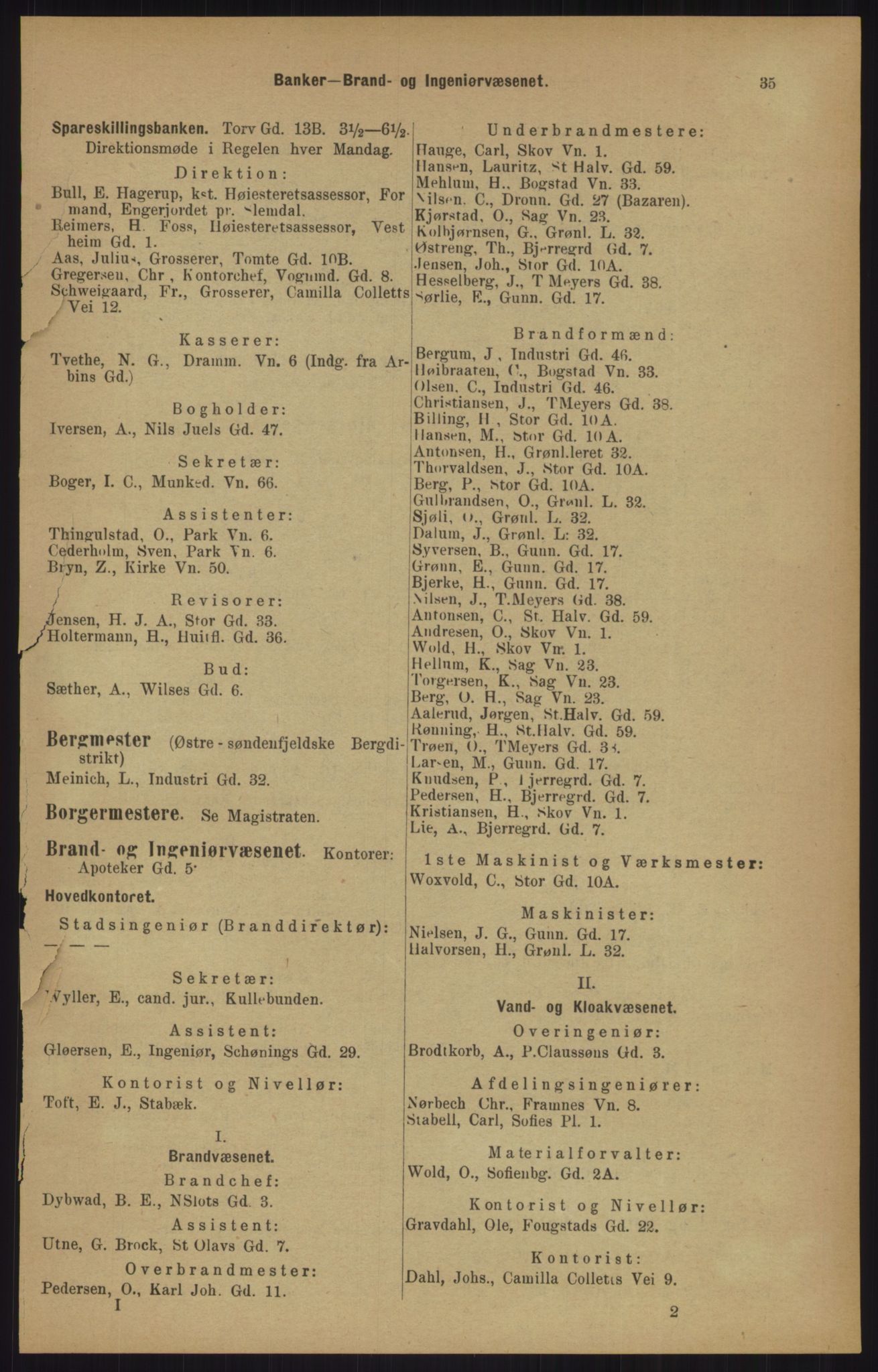 Kristiania/Oslo adressebok, PUBL/-, 1905, s. 35