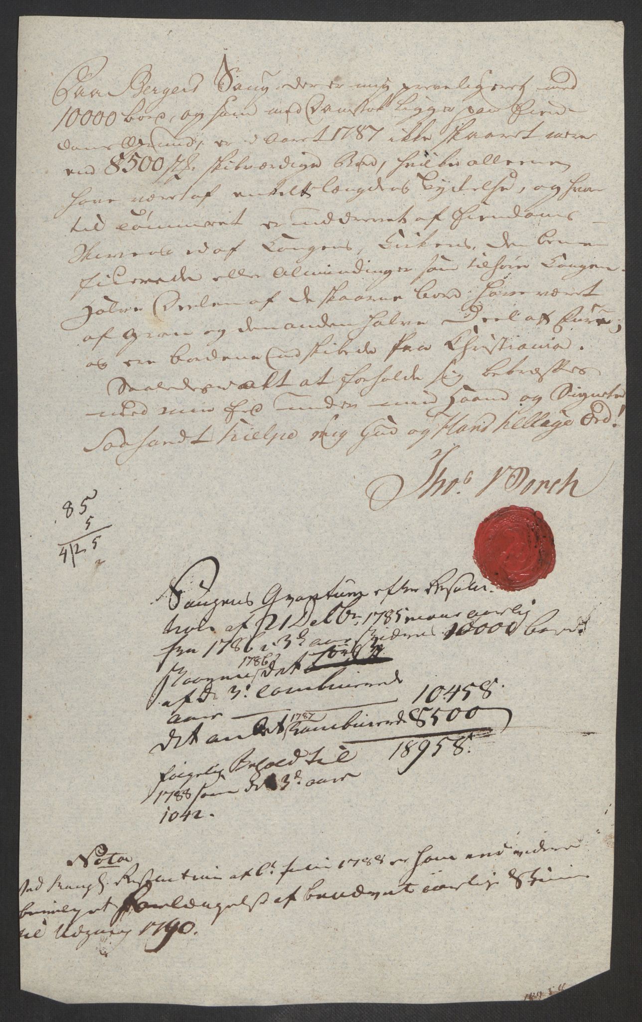 Rentekammeret inntil 1814, Reviderte regnskaper, Fogderegnskap, RA/EA-4092/R19/L1374: Fogderegnskap Toten, Hadeland og Vardal, 1787, s. 80