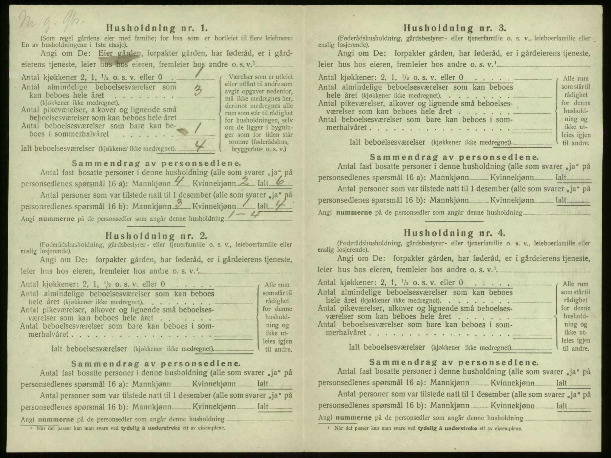 SAB, Folketelling 1920 for 1257 Alversund herred, 1920, s. 677