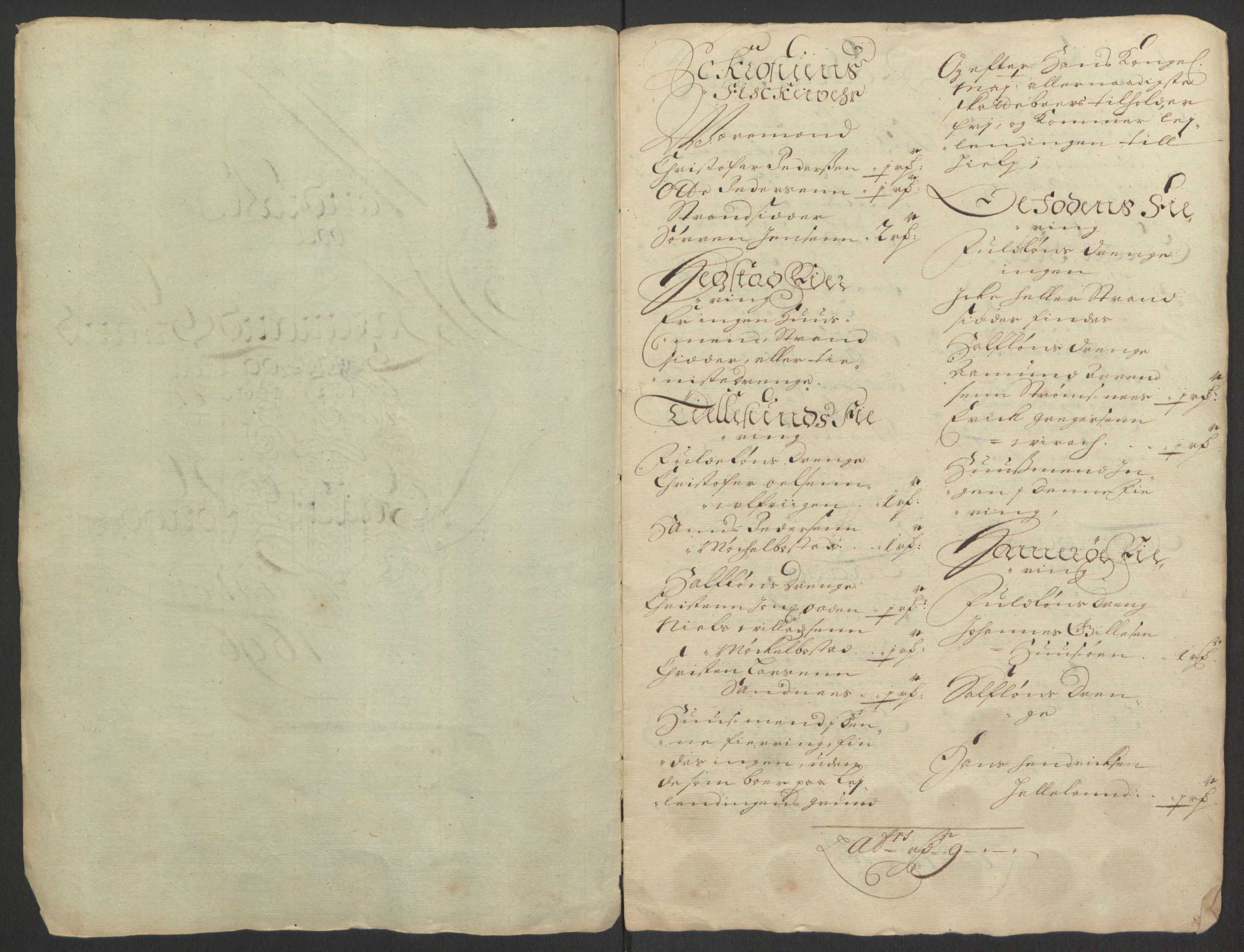 Rentekammeret inntil 1814, Reviderte regnskaper, Fogderegnskap, RA/EA-4092/R66/L4578: Fogderegnskap Salten, 1694-1696, s. 252
