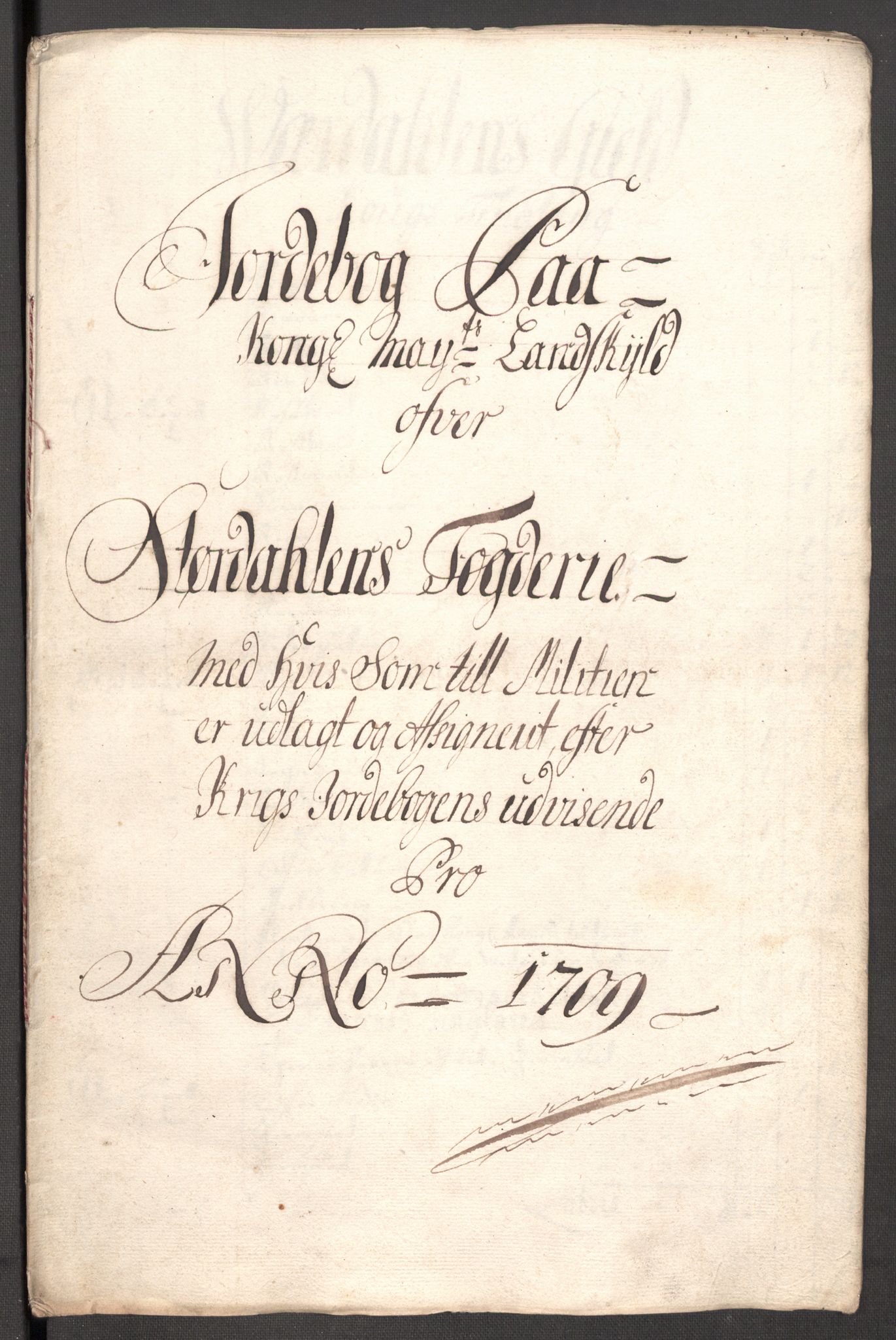 Rentekammeret inntil 1814, Reviderte regnskaper, Fogderegnskap, RA/EA-4092/R62/L4199: Fogderegnskap Stjørdal og Verdal, 1709, s. 147