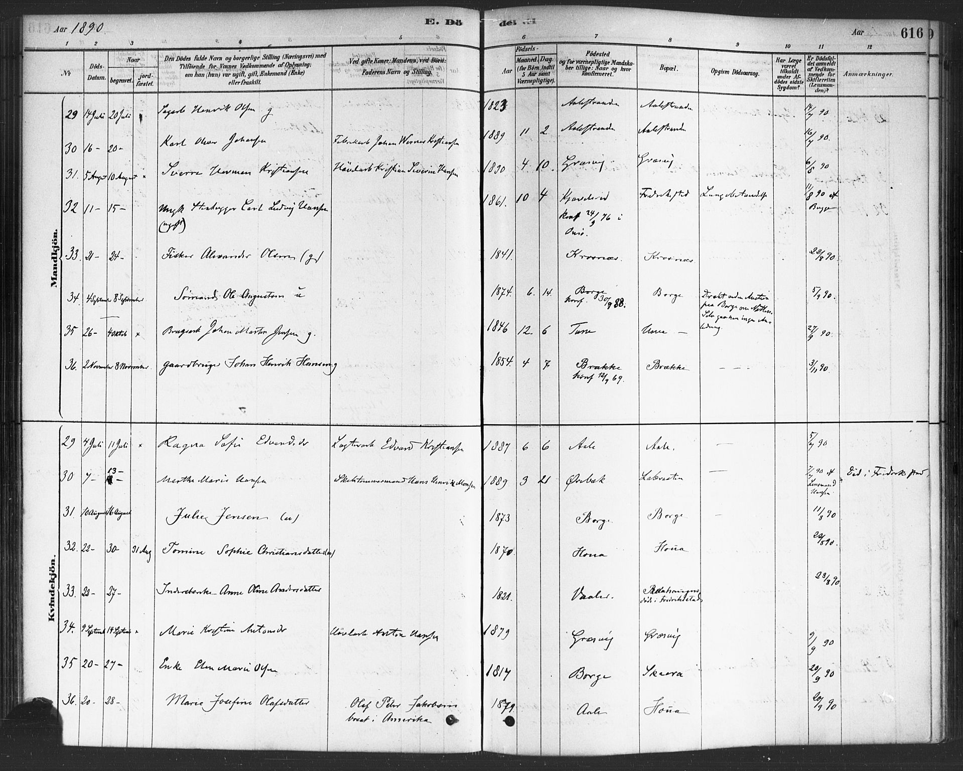 Onsøy prestekontor Kirkebøker, AV/SAO-A-10914/F/Fa/L0006: Ministerialbok nr. I 6, 1878-1898, s. 616