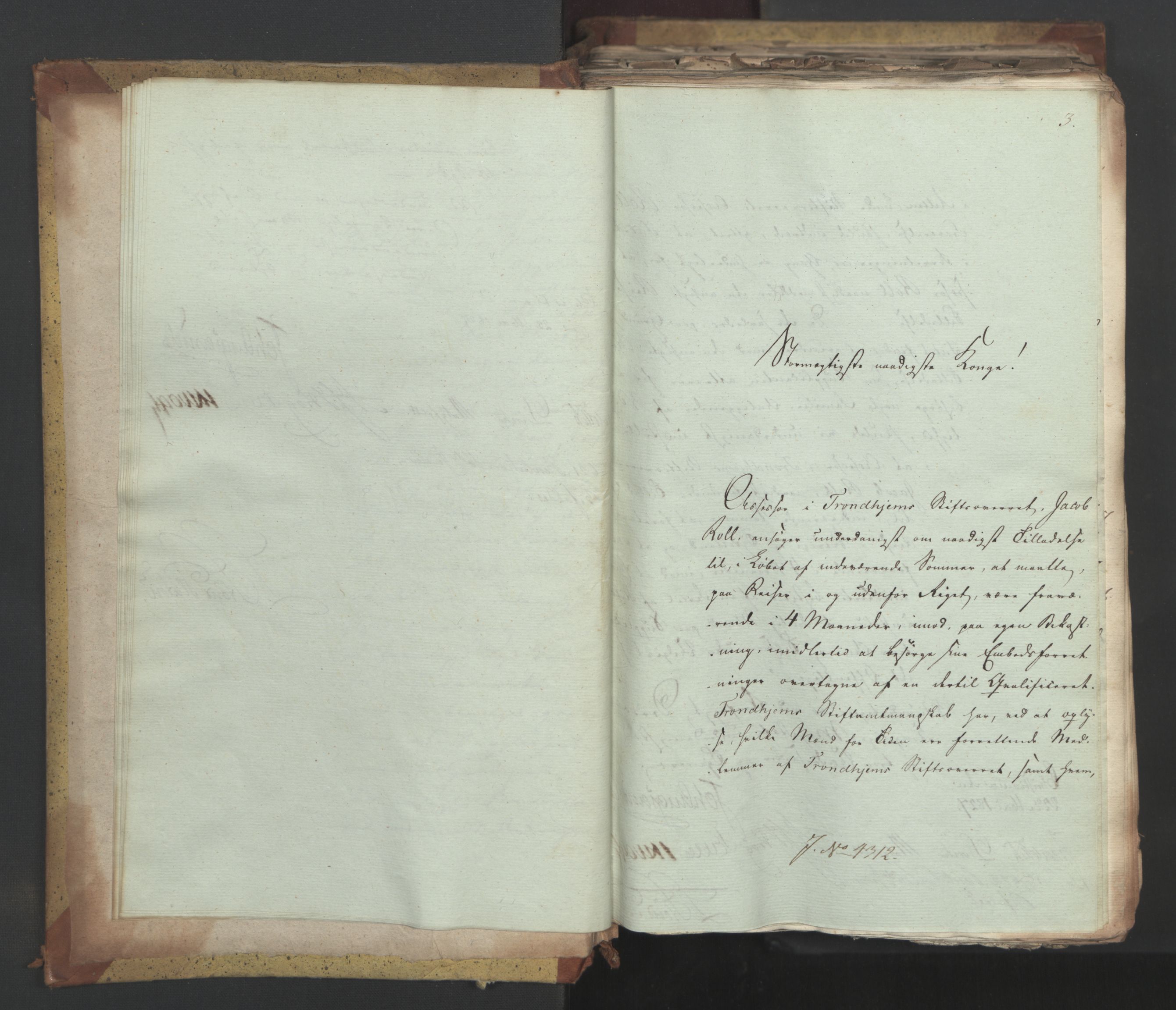 Statsrådsavdelingen i Stockholm, AV/RA-S-1003/D/Da/L0051: Regjeringsinnstillinger nr. 4310-4565, 1827, s. 12