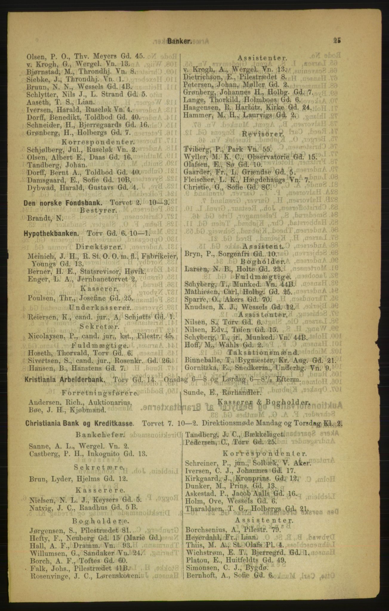 Kristiania/Oslo adressebok, PUBL/-, 1888, s. 28