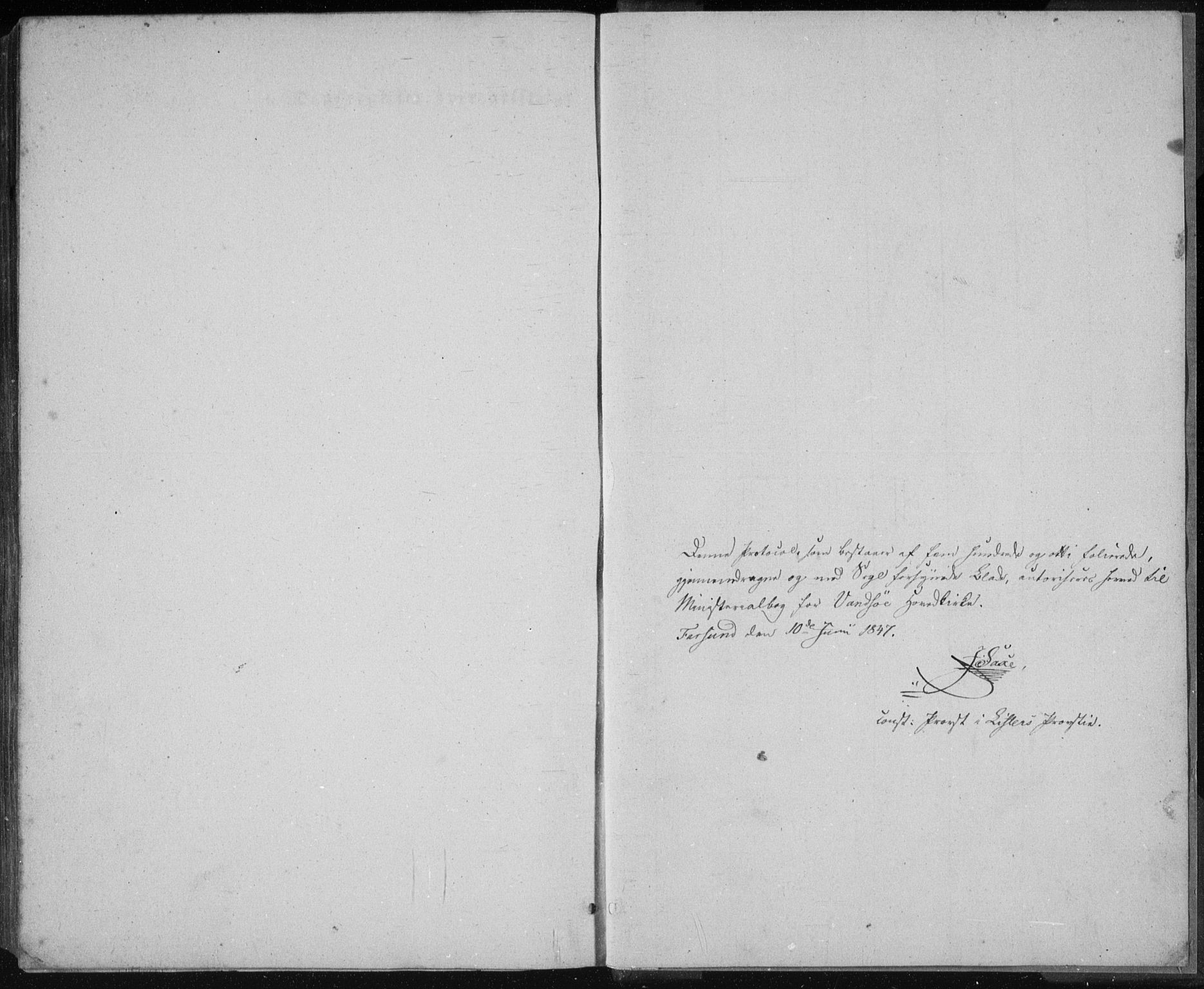 Lista sokneprestkontor, SAK/1111-0027/F/Fa/L0010: Ministerialbok nr. A 10, 1846-1861