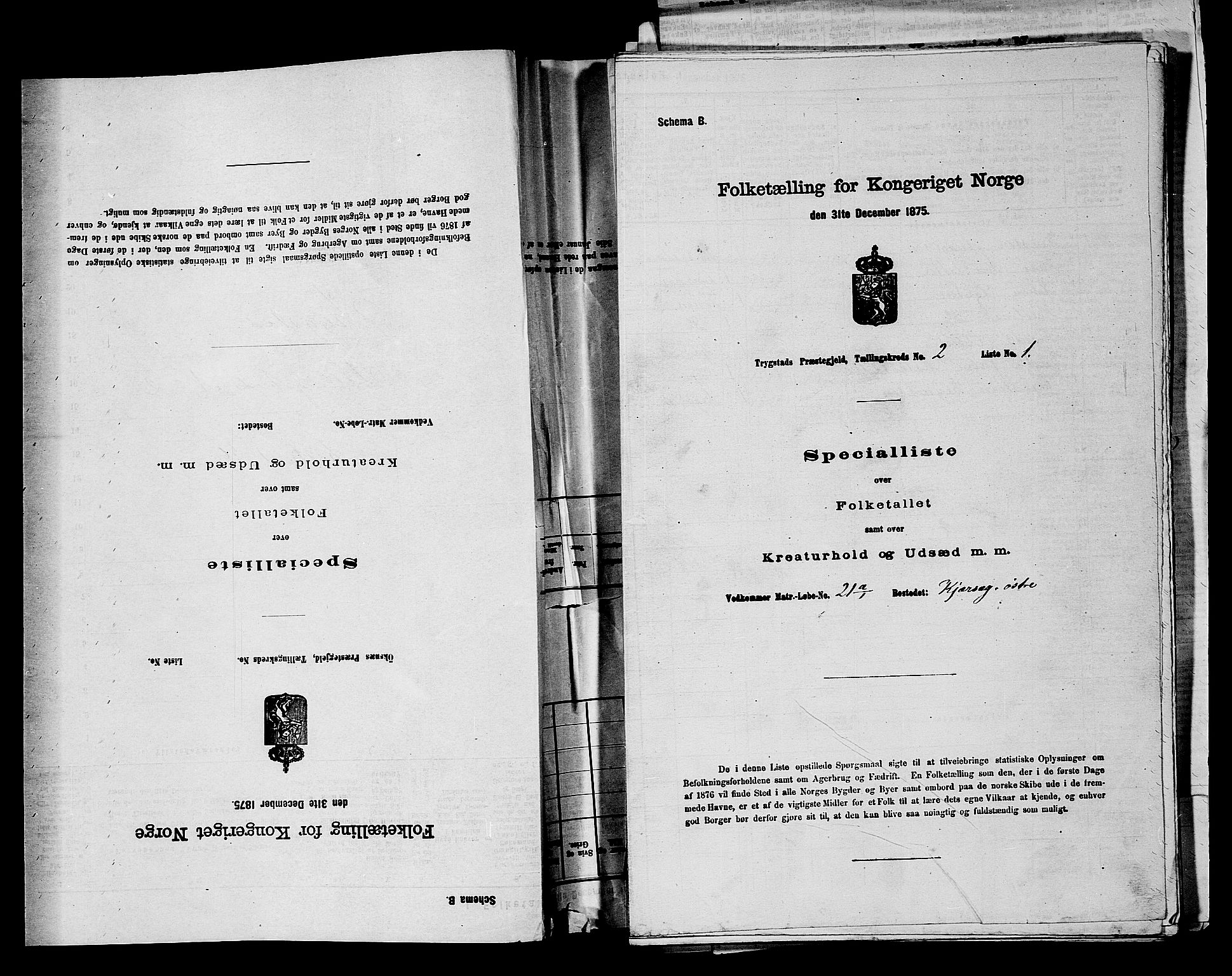 RA, Folketelling 1875 for 0122P Trøgstad prestegjeld, 1875, s. 158