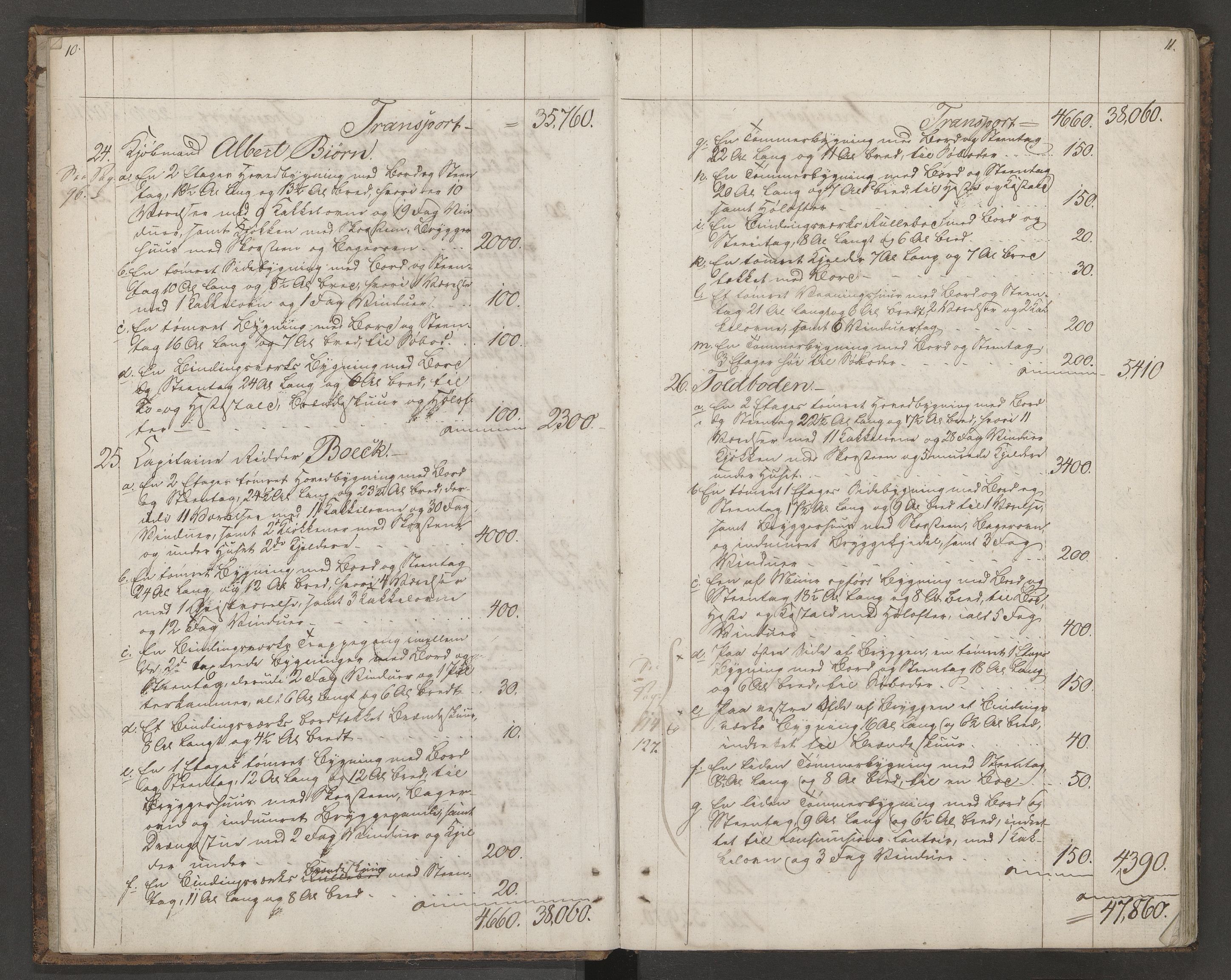 Kragerø magistrat, AV/SAKO-A-858/F/Fb/L0003: Branntakstprotokoll, omtaksering, 1827-1837