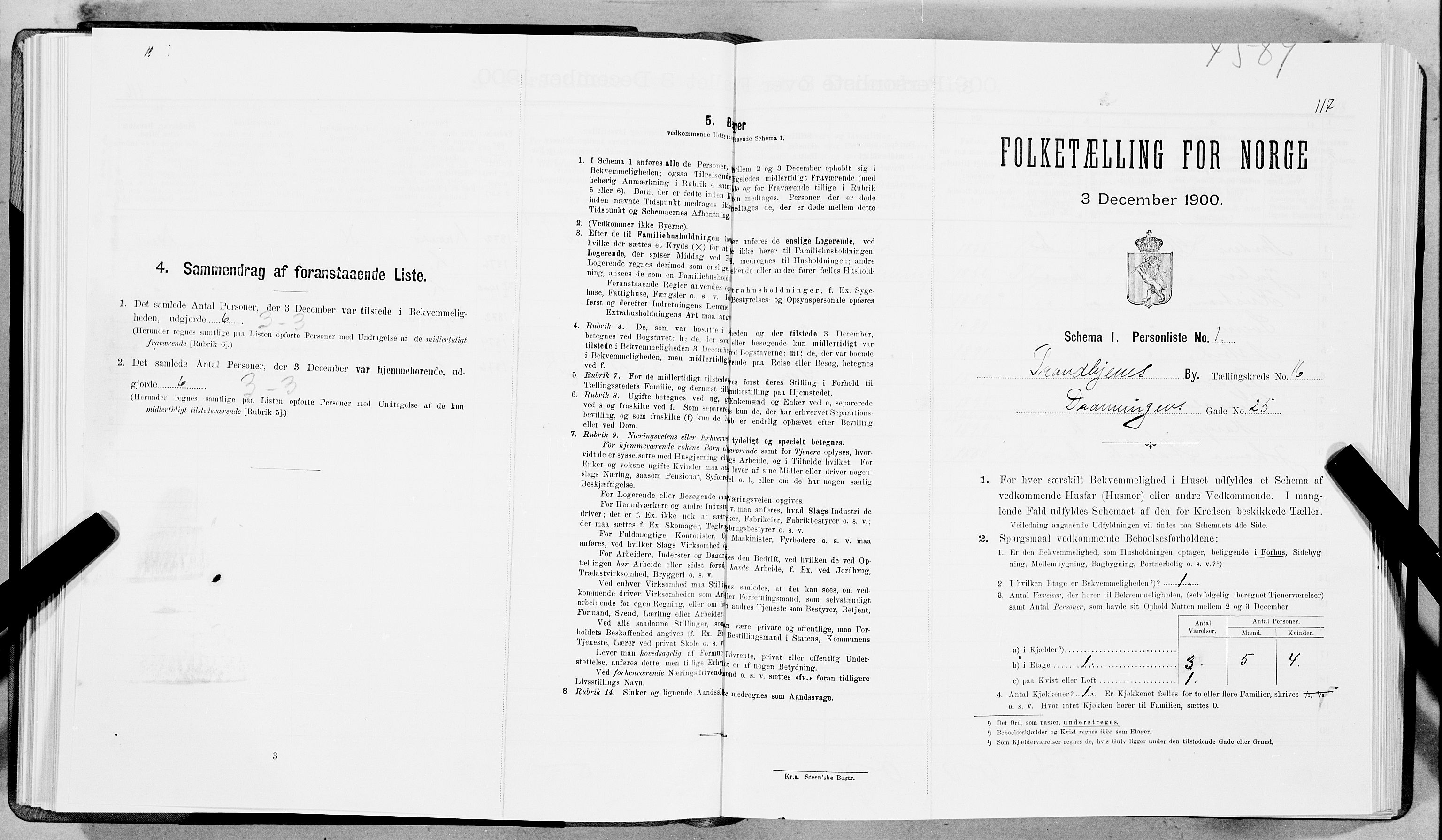 SAT, Folketelling 1900 for 1601 Trondheim kjøpstad, 1900, s. 2656