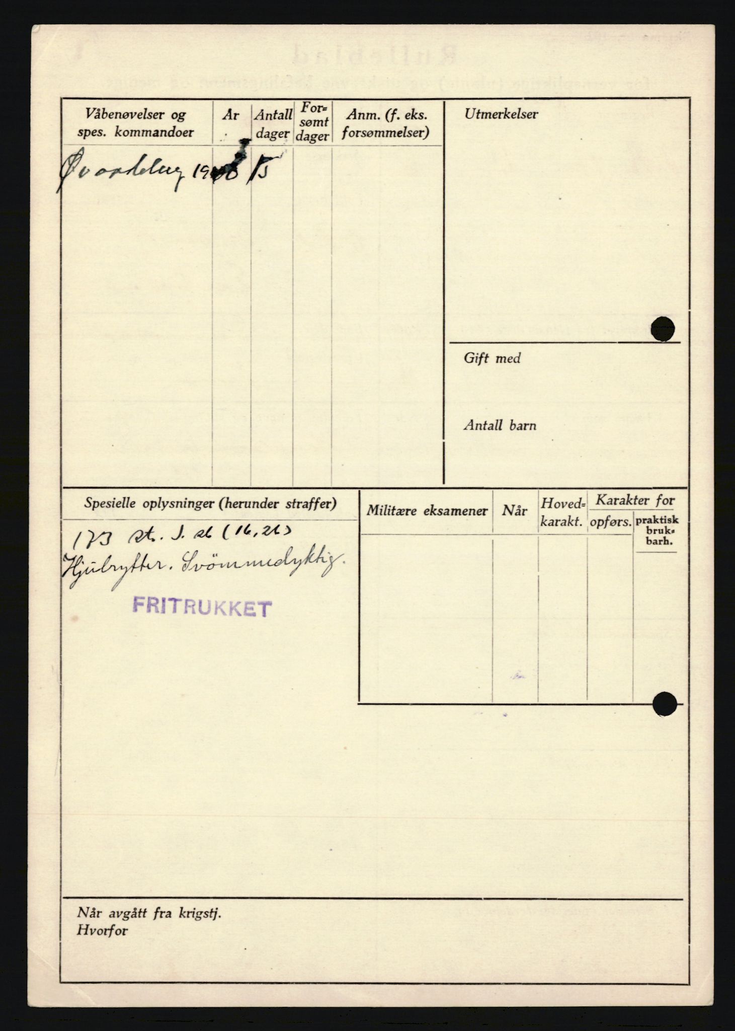 Forsvaret, Troms infanteriregiment nr. 16, AV/RA-RAFA-3146/P/Pa/L0018: Rulleblad for regimentets menige mannskaper, årsklasse 1934, 1934, s. 254