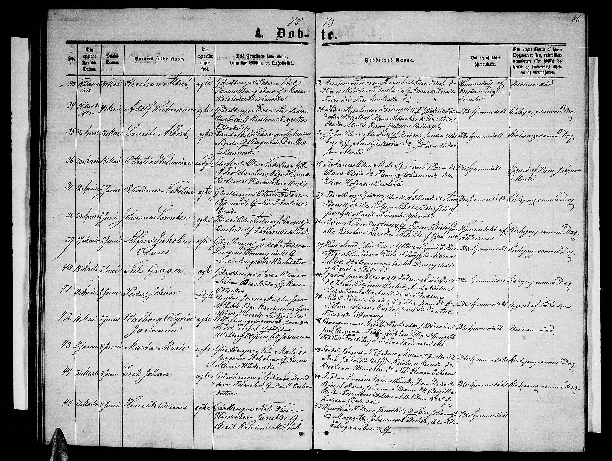 Ministerialprotokoller, klokkerbøker og fødselsregistre - Nordland, AV/SAT-A-1459/827/L0415: Klokkerbok nr. 827C04, 1864-1886, s. 86