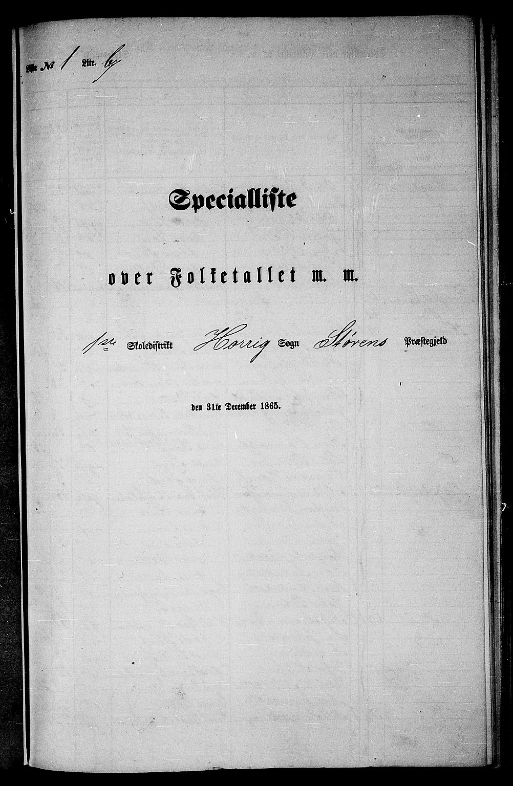 RA, Folketelling 1865 for 1648P Støren prestegjeld, 1865, s. 123